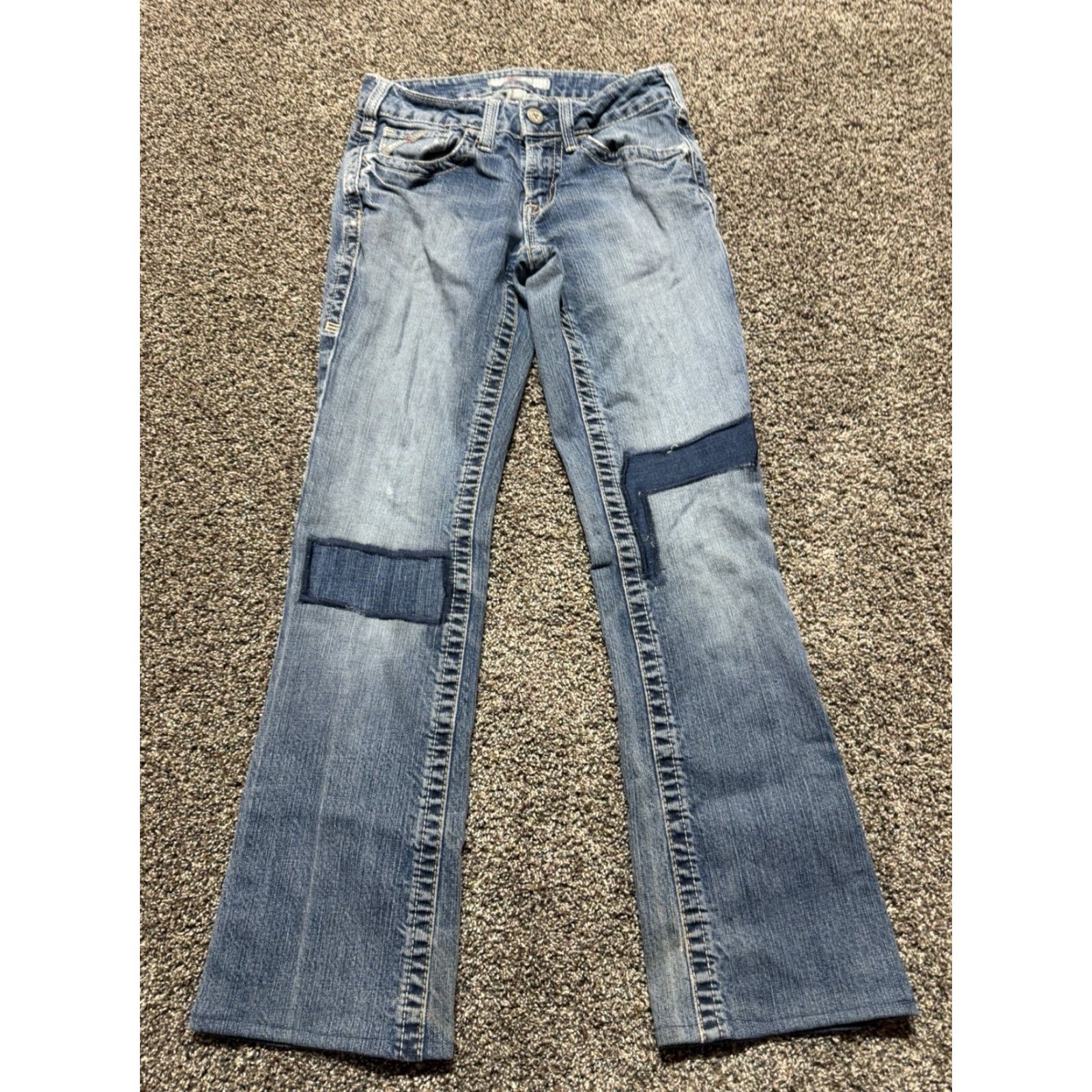 Ariat Ariat Flame-Resistant Women's Jeans Size 26 Blue Denim 28x30 Bootcut 5-Pocket Zip Mid Rise Regular Cotton Denim Jeans Womens Size 28" / US 6 / IT 42 - 2 Thumbnail