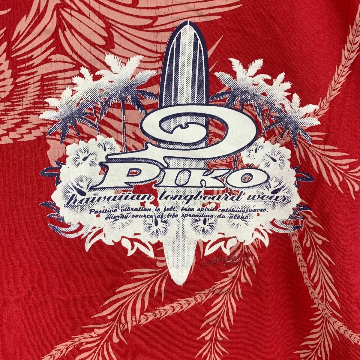 Vintage Vintage PIKO HAWAII PHOENIX Longboard Wear Tribal Tee Shirt Size US L / EU 52-54 / 3 - 5 Thumbnail