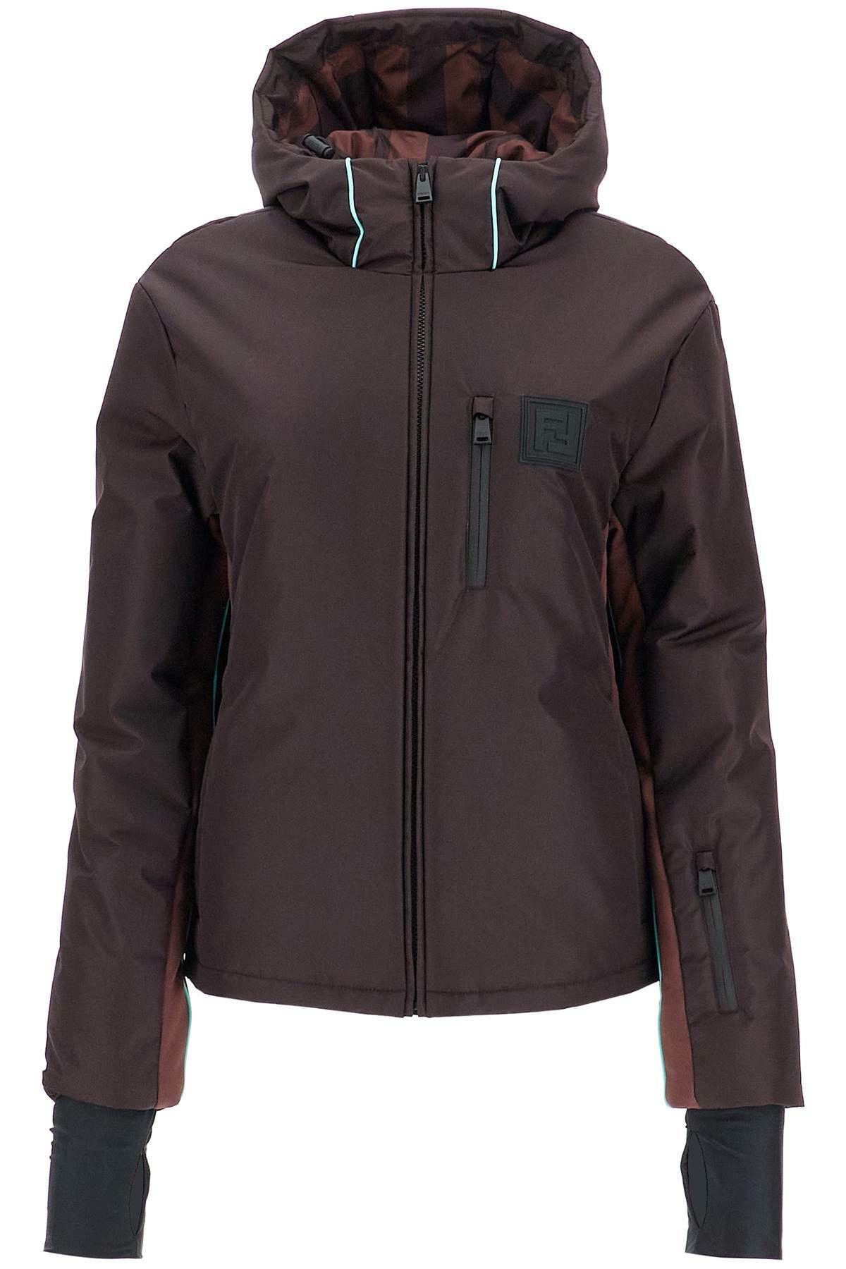 Fendi o1B3y1r0426 Ski Hooded Jacket in Purple Size M / US 6-8 / IT 42-44 - 1 Thumbnail