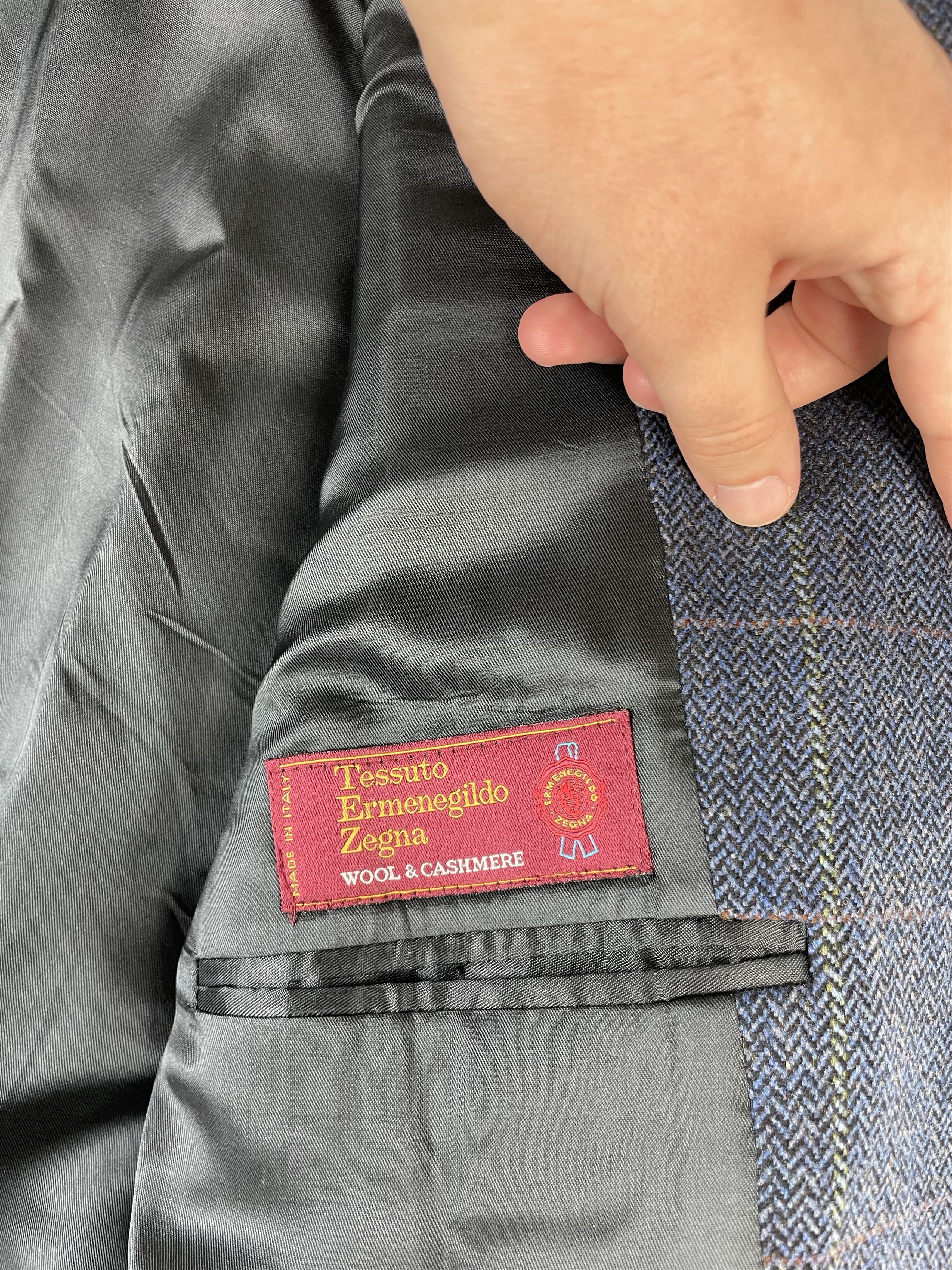 Ermenegildo Zegna Vintage Ermenegildo Zegna blazer jacket Size 50L - 7 Thumbnail