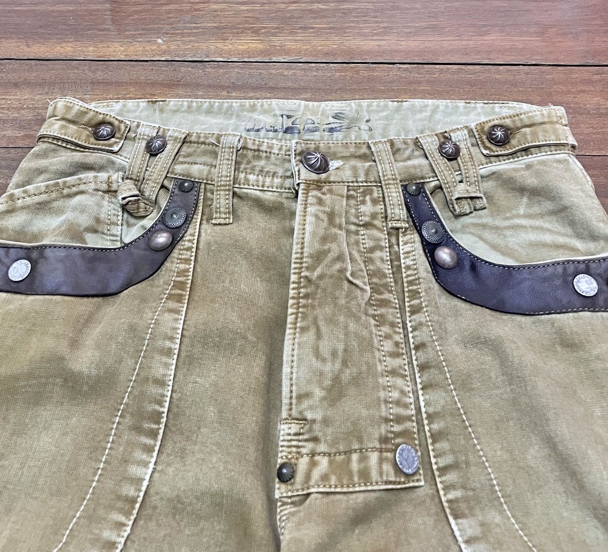 If Six Was Nine × Japanese Brand × Le Grande Bleu (L.G.B.) Very Rare Design Vintage Japanese Brand Einstein Pants 2000s Size US 28 / EU 44 - 3 Thumbnail