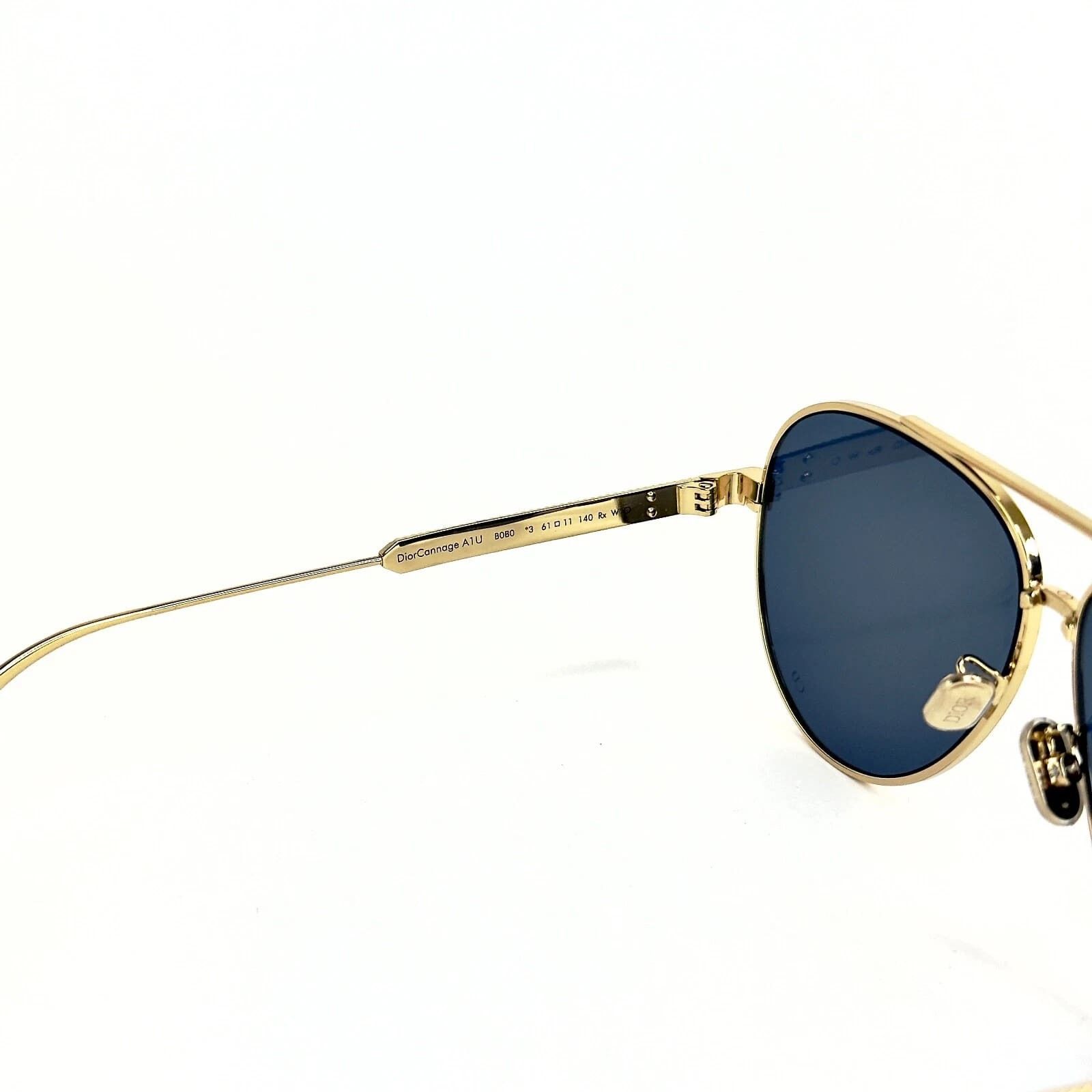 Christian Dior Monsieur CHRISTIAN DIOR Gold Metal Cannage A1U CD40165U DIORCANNAGE Size ONE SIZE - 2 Thumbnail