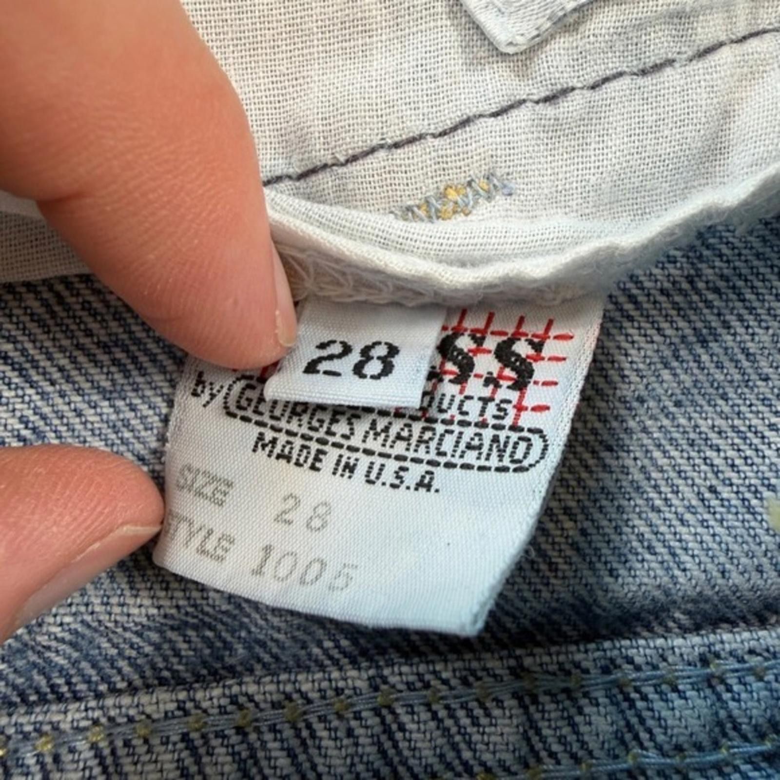 Guess Vintage 90s Georges Marciano GUESS Jeans 28 High Rise Mom Size 28" / US 6 / IT 42 - 5 Thumbnail