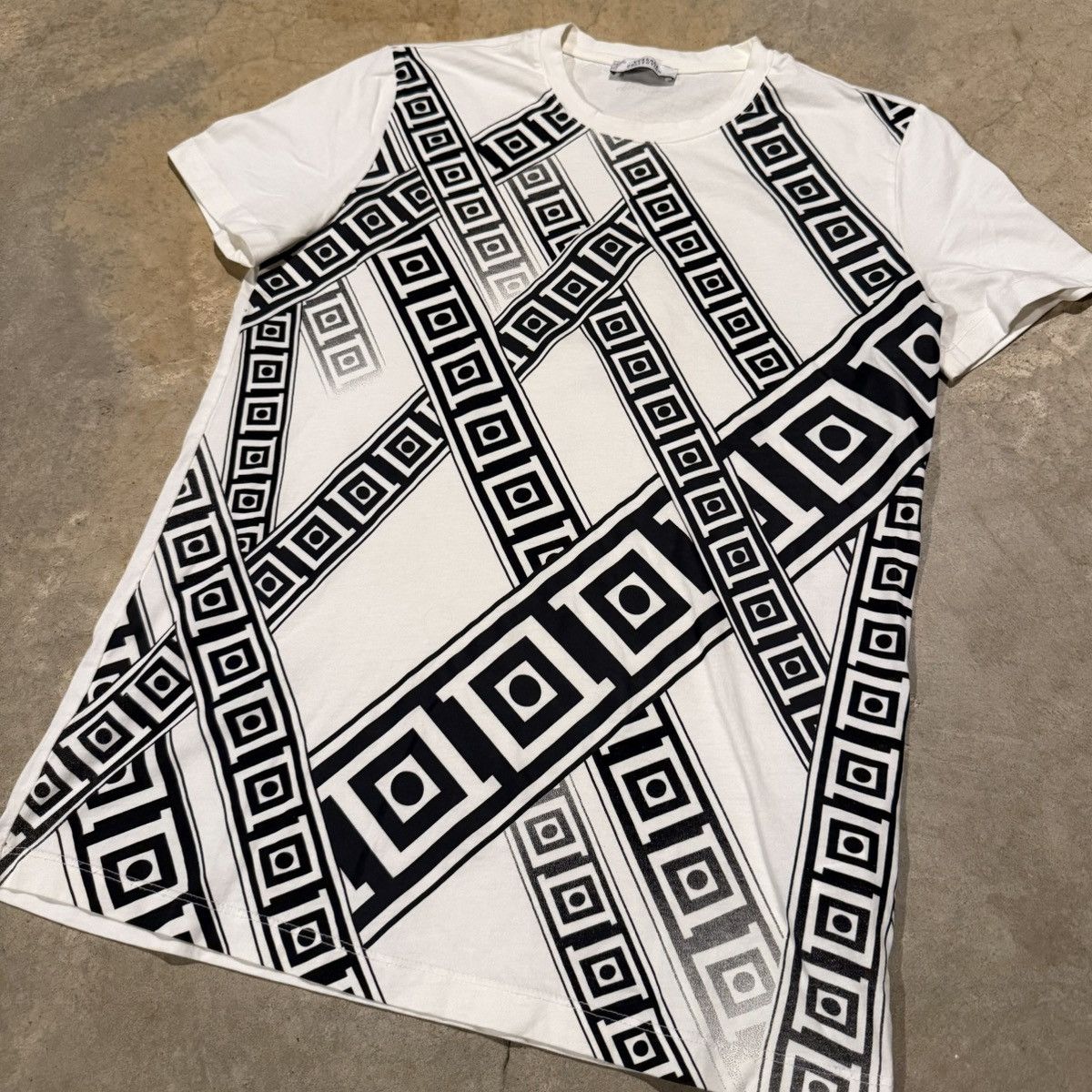 Versace Versace Collection Greek Fret Baroque Print Tee Size US S / EU 44-46 / 1 - 3 Thumbnail