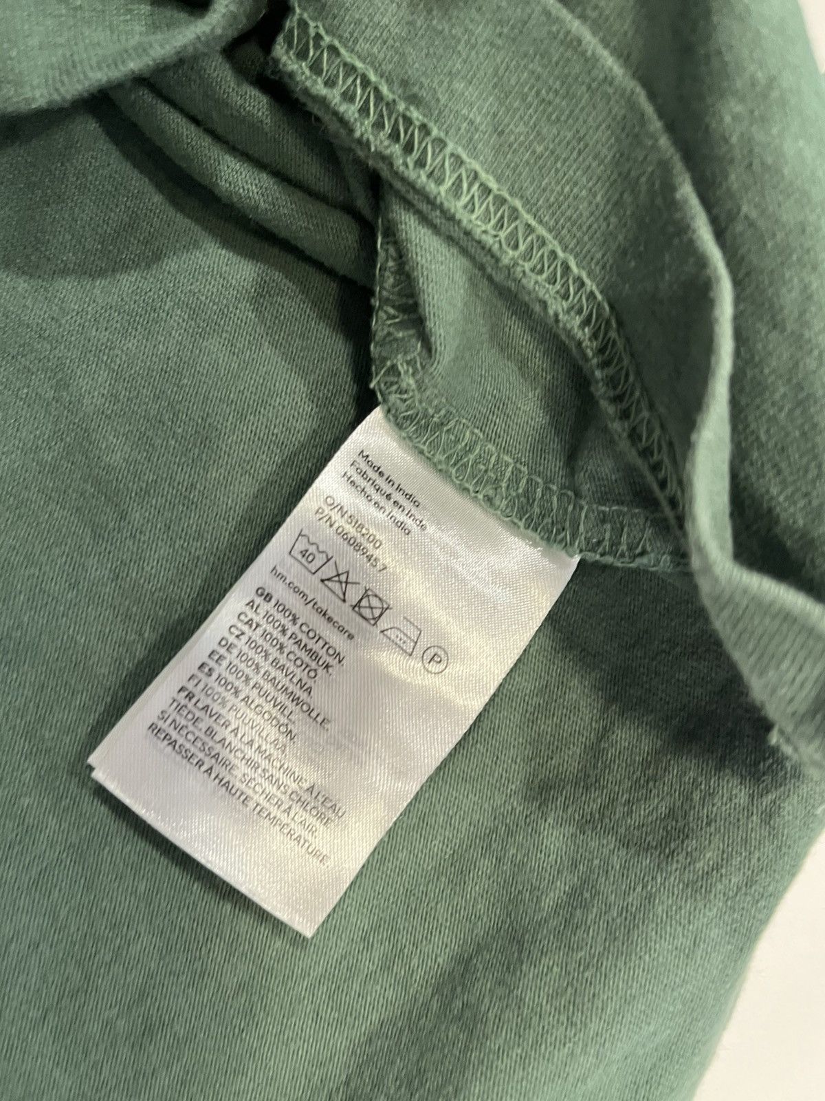 H&M H&M Green Shirt - Large Size US L / EU 52-54 / 3 - 7 Thumbnail