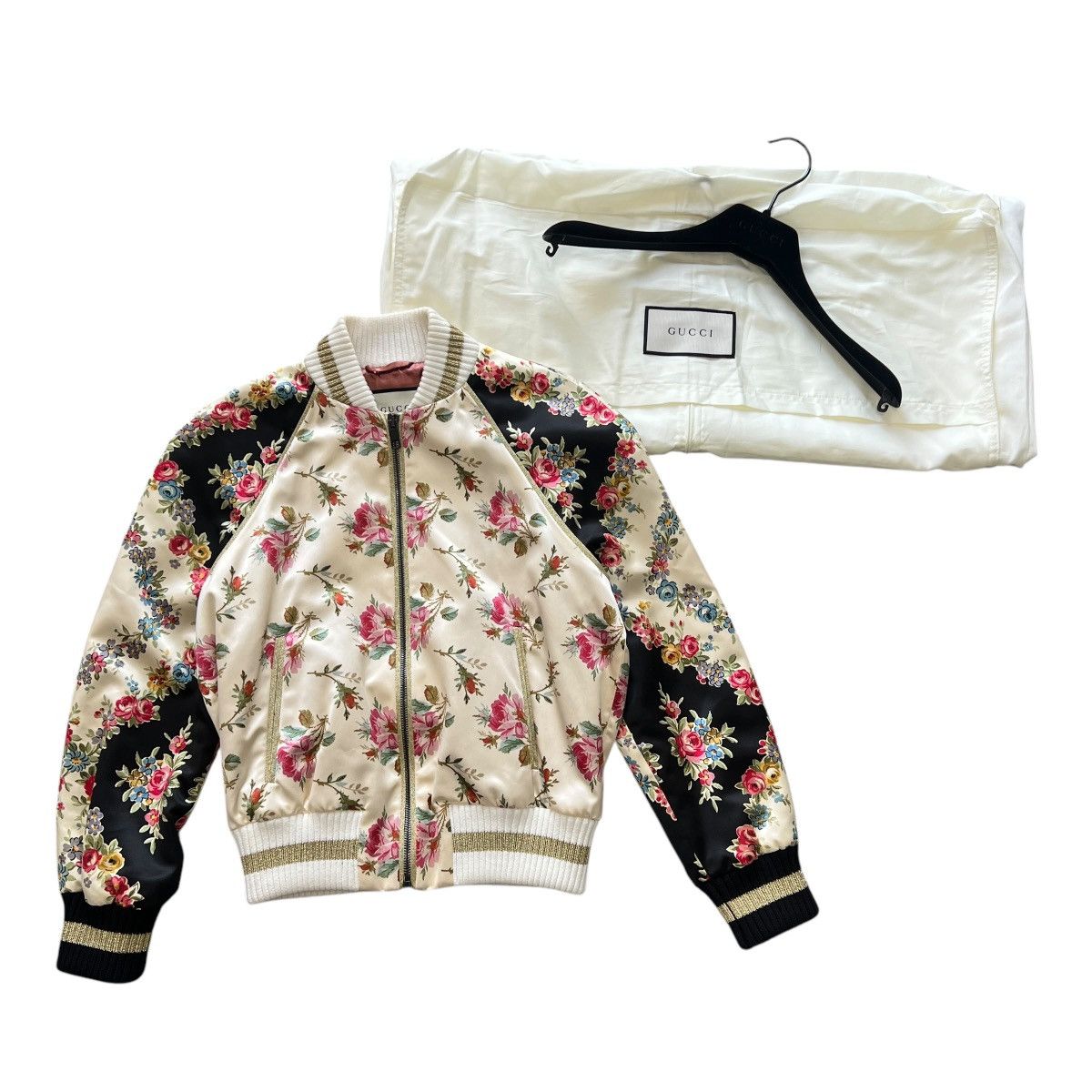 Gucci GUCCI 2017 Alessandro Michele GUCCIFICATION Silk Bomber Size XS / US 0-2 / IT 36-38 - 2 Thumbnail