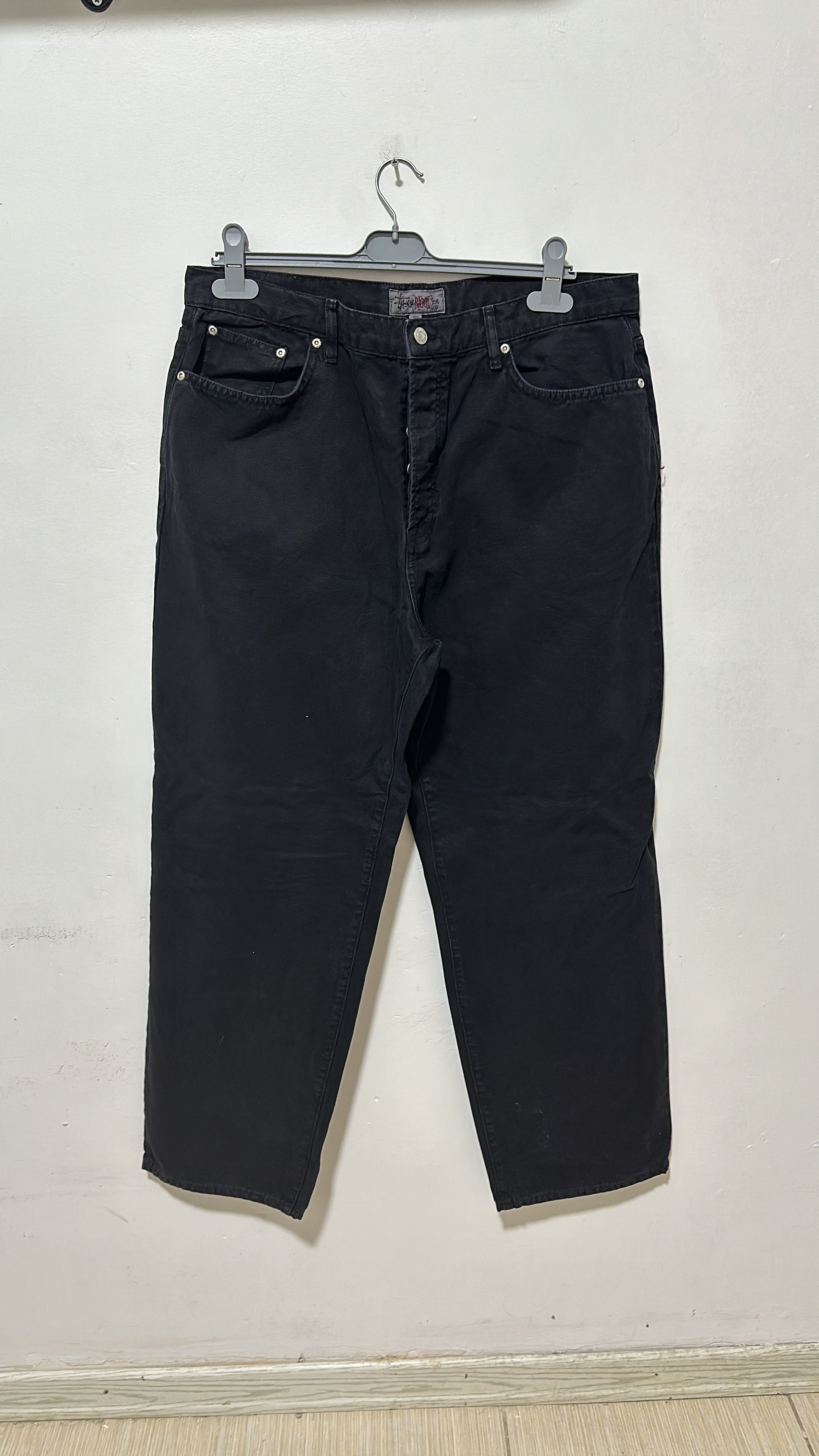 Stussy Stussy Big Ol Jean Black Size 36 Size US 36 / EU 52 - 2 Thumbnail