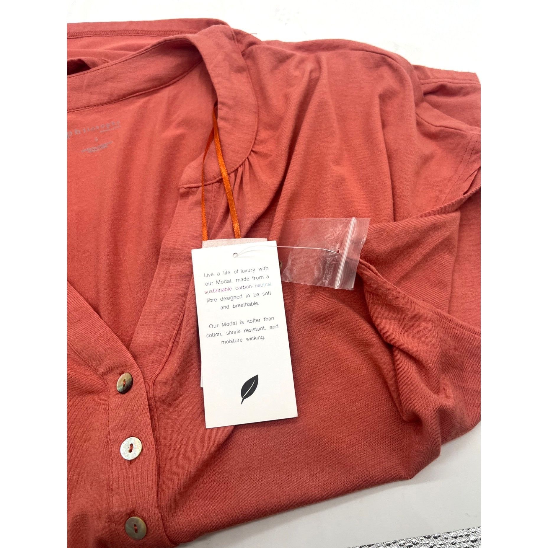 Other Philosophy by Republic Split Placket Dolman Sleeve Jersey To Size S / US 4 / IT 40 - 6 Thumbnail