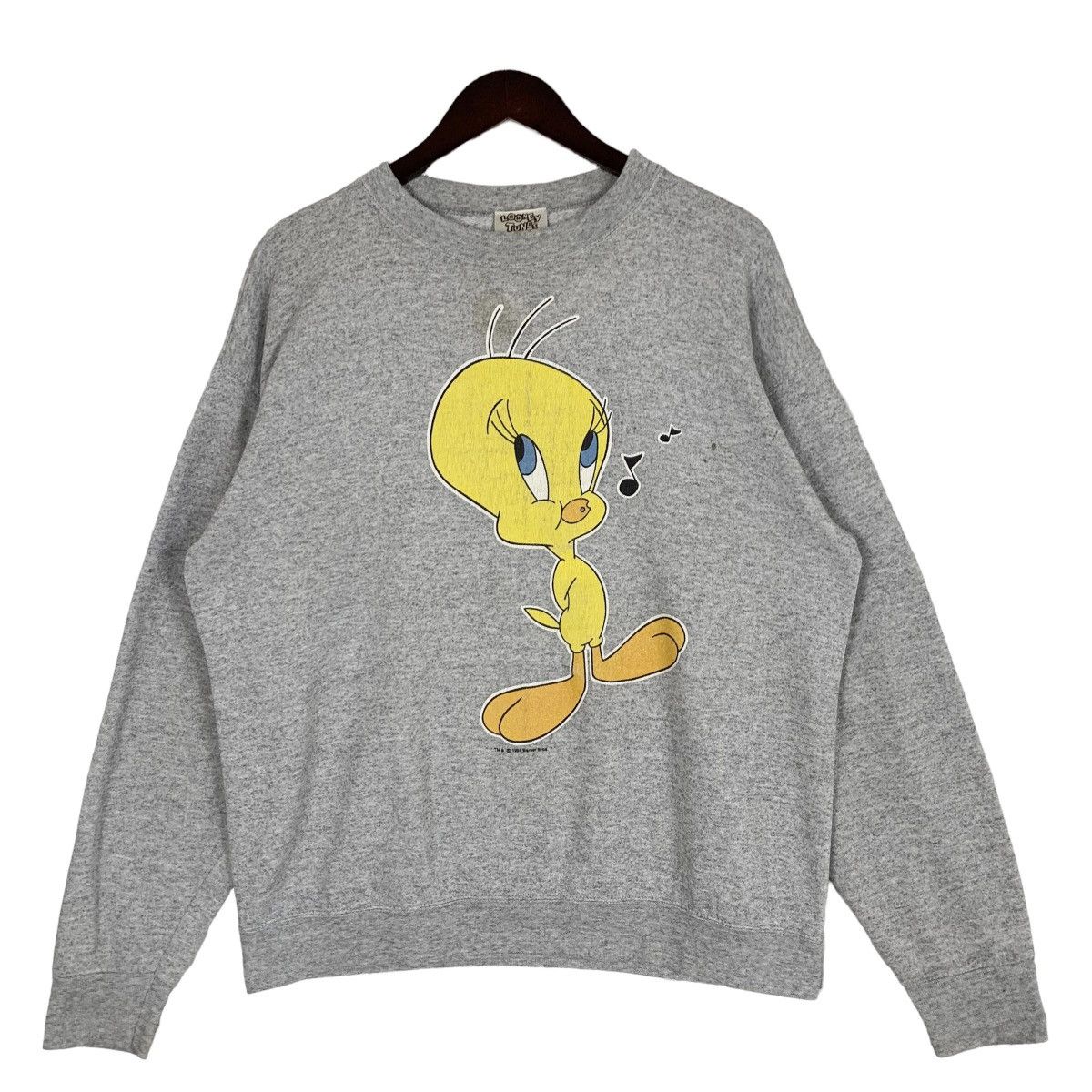 Vintage 90s Looney Tunes Tweety Bird Cartoon Sweatshirt