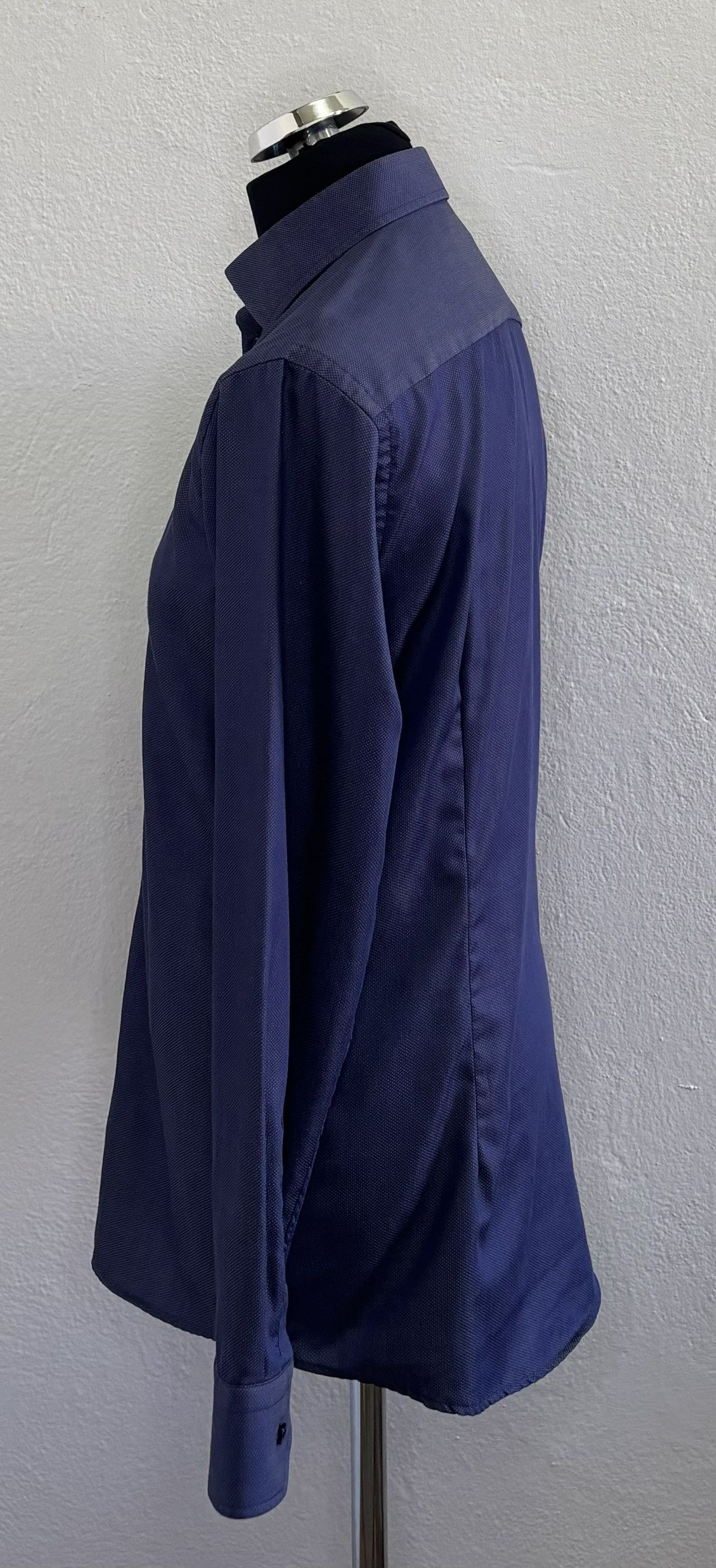 Eton Eton slim navy blue shirt size 39 15 1/2 Size US M / EU 48-50 / 2 - 3 Thumbnail