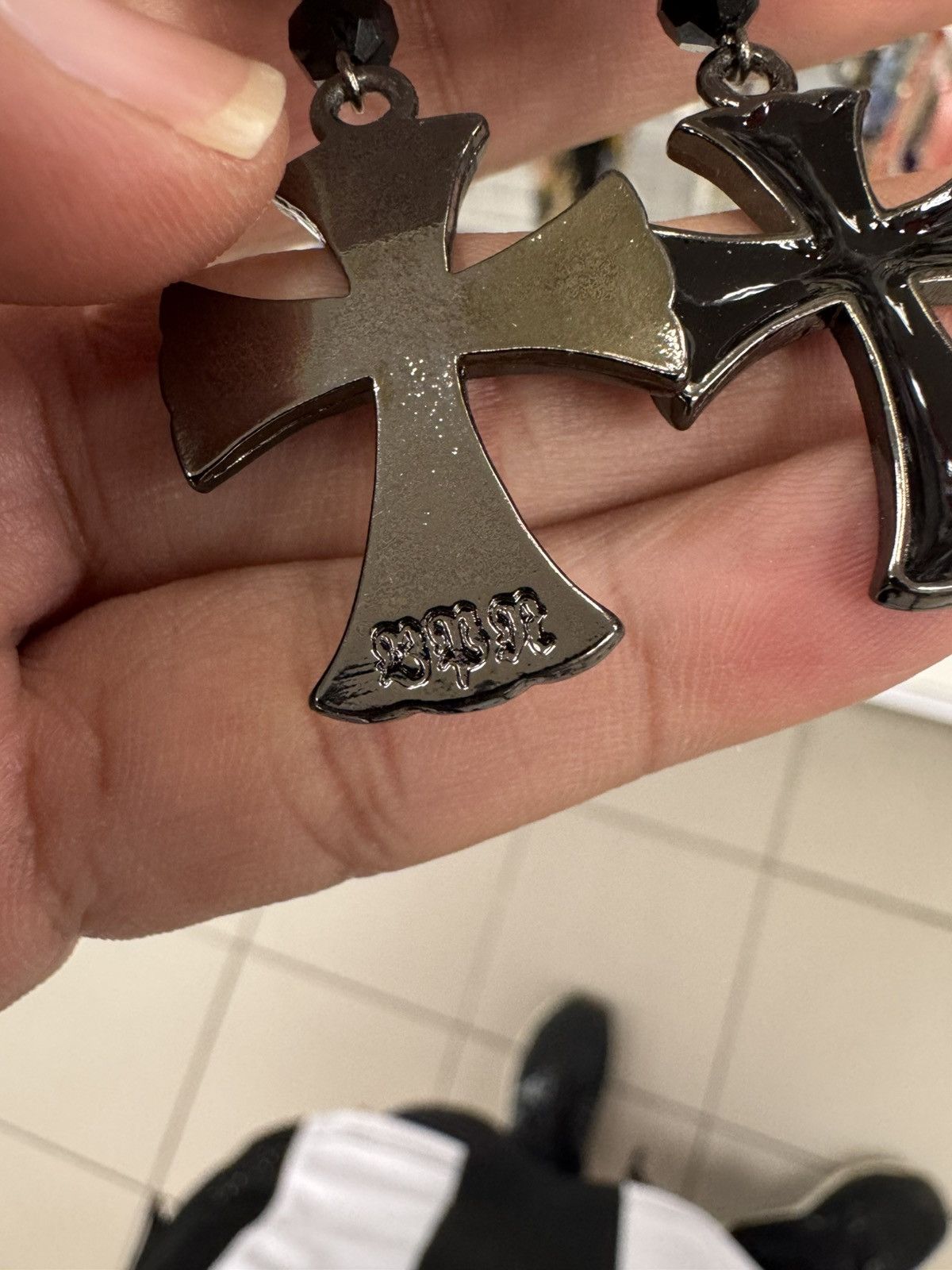 Other Black Peace Now Black Cross Earring Size ONE SIZE - 4 Thumbnail