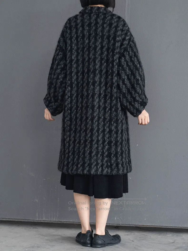 Comme des Garcons Comme Des Garcons size one-size-fits-all Gray-black wool c Size S / US 4 / IT 40 - 3 Thumbnail