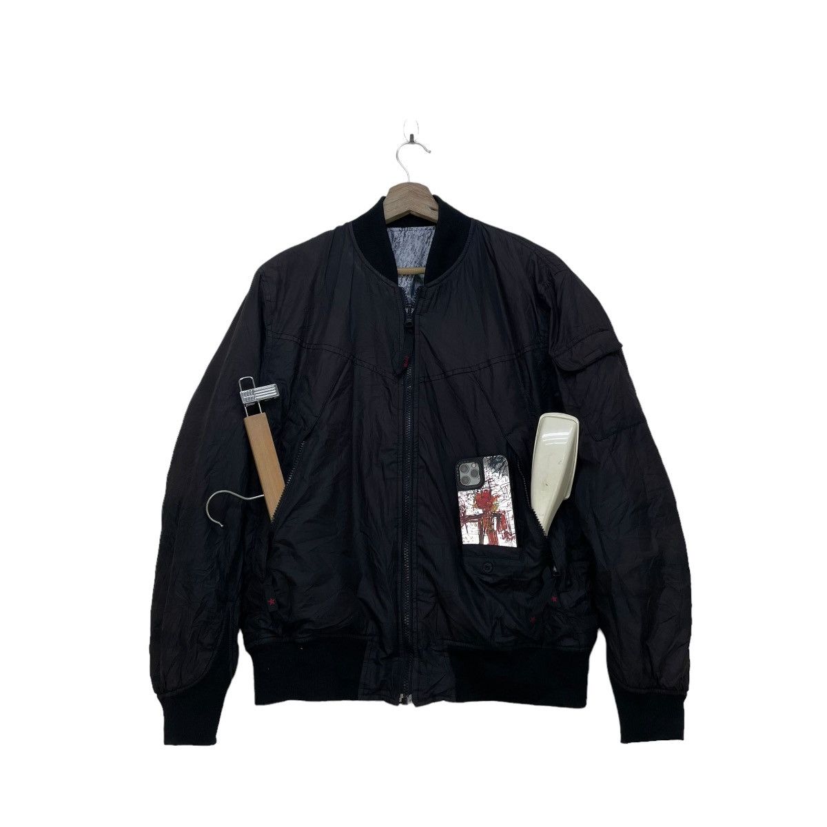 Japanese Brand 🔥Japanese Brand PPFM Full Print Reversible Bomber Jacket Size US M / EU 48-50 / 2 - 2 Thumbnail