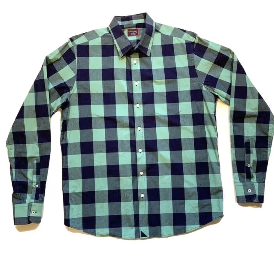 UNTUCKit UNTUCKit Shirt Mens Large Tall Bonarda Button Up Long Sleeve Plaid Cotton Casual Size US L / EU 52-54 / 3 - 2 Thumbnail