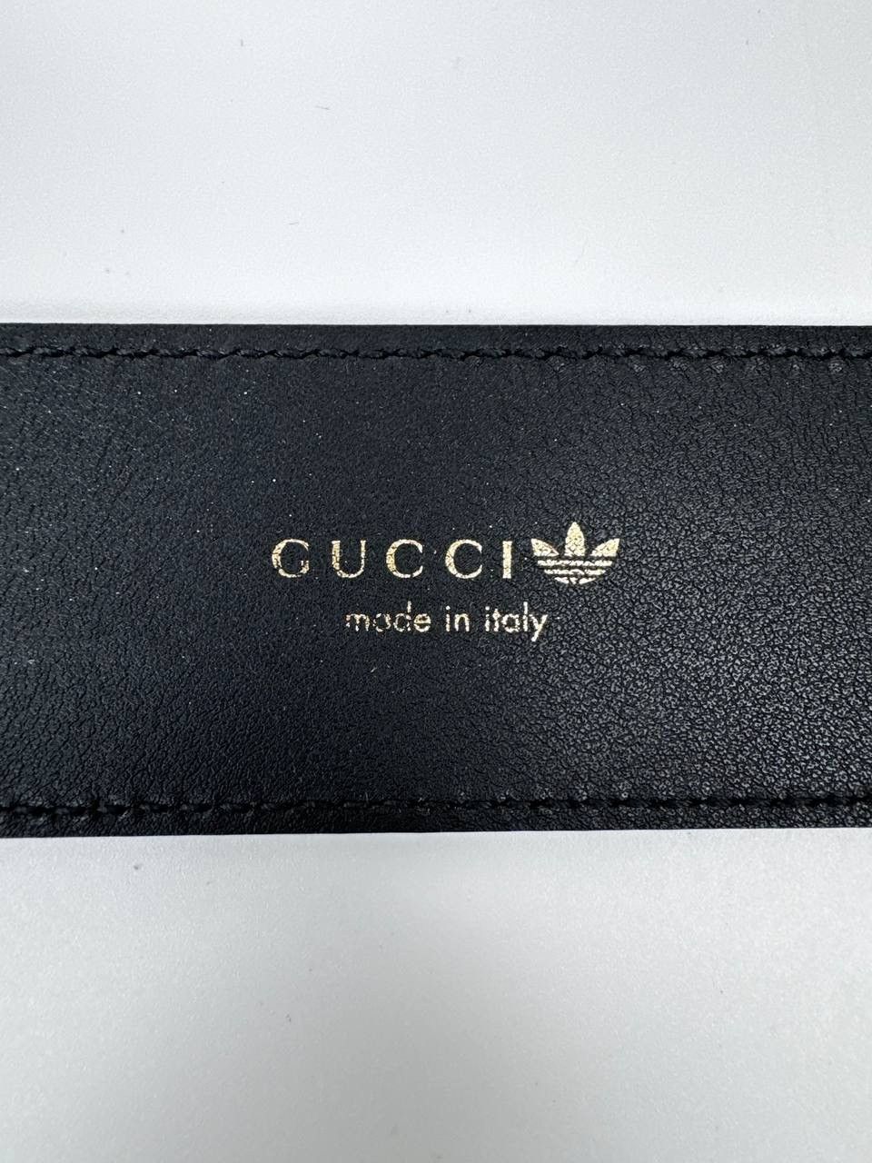 Gucci Gucci Adidas GG leather belt Size 34 - 10 Thumbnail
