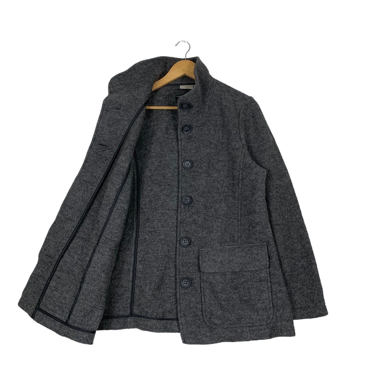 L.L. Bean L.L.BEAN Bellandi Italy Fabric Wool Button Jacket #1044-C47 Size US M / EU 48-50 / 2 - 9 Thumbnail