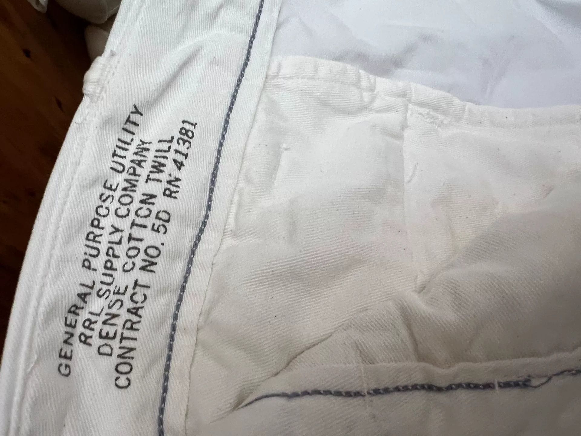 RRL Ralph Lauren RRL Double RL White Officer Pants Size US 32 / EU 48 - 9 Thumbnail