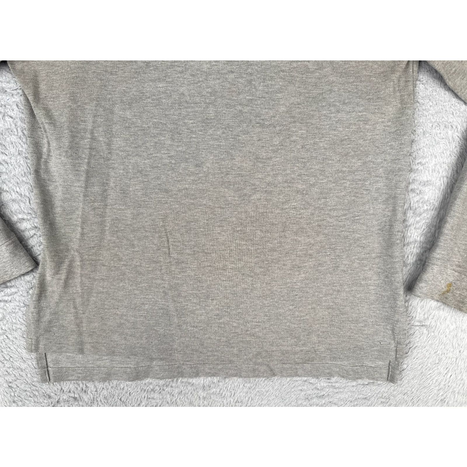 Ralph Lauren VINTAGE Ralph Lauren Polo Shirt Men L Gray Cotton Long Sleeve Regular Fit with Logo Embroidered - Sports, Classic, Designer, American Mens Size US L / EU 52-54 / 3 - 5 Thumbnail