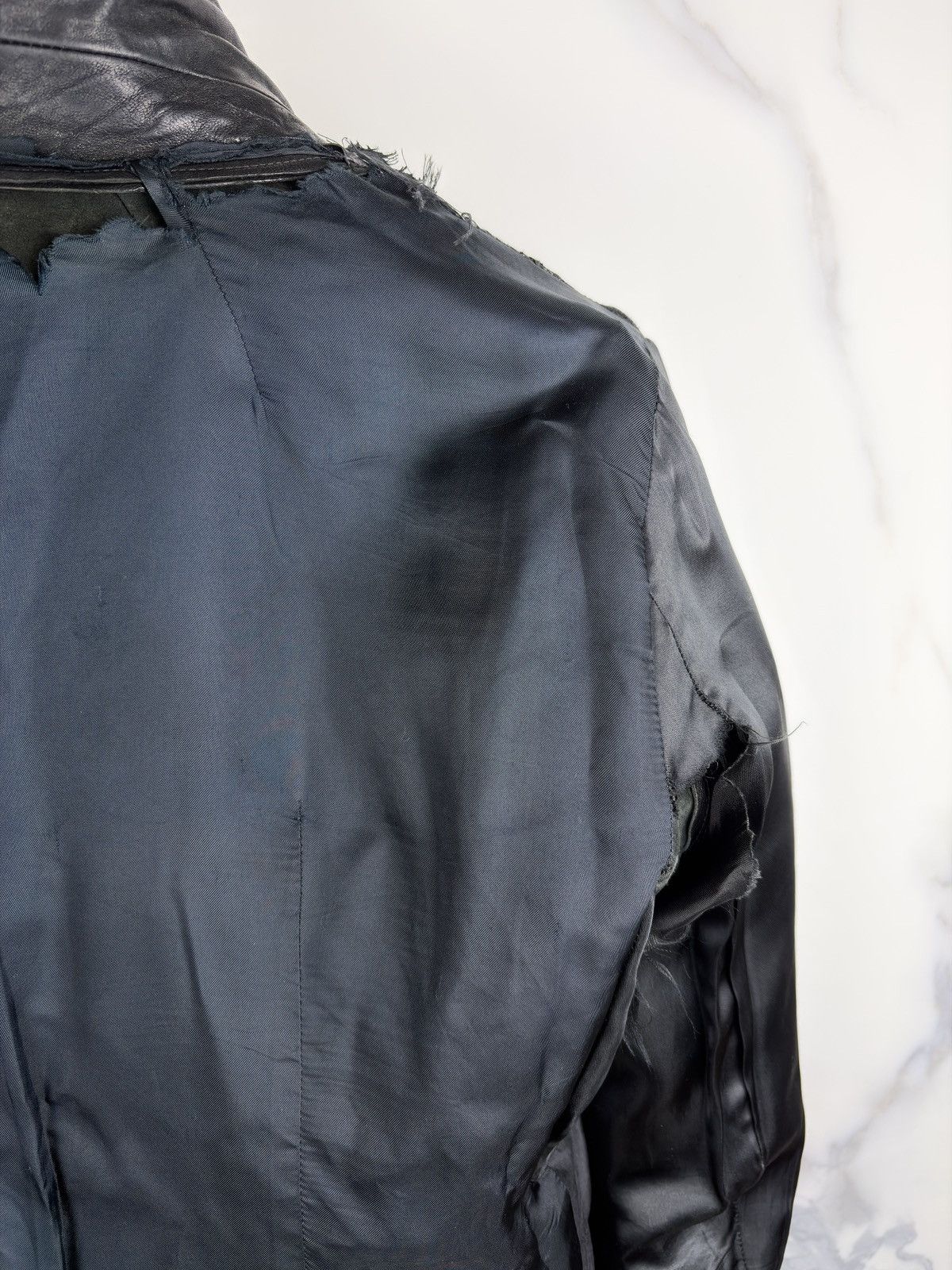 Rick Owens FW09 Rick Owens Crust Hammered Lamb Stooges Leather Jacket Size US S / EU 44-46 / 1 - 16 Thumbnail