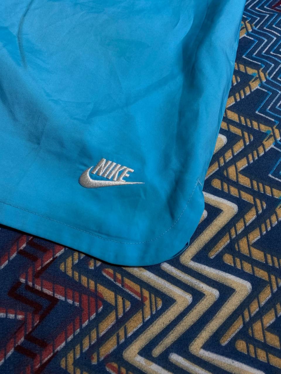 Nike shorts blue streetwear Nike logo Vintage Y2K size L Size US 34 / EU 50 - 5 Thumbnail