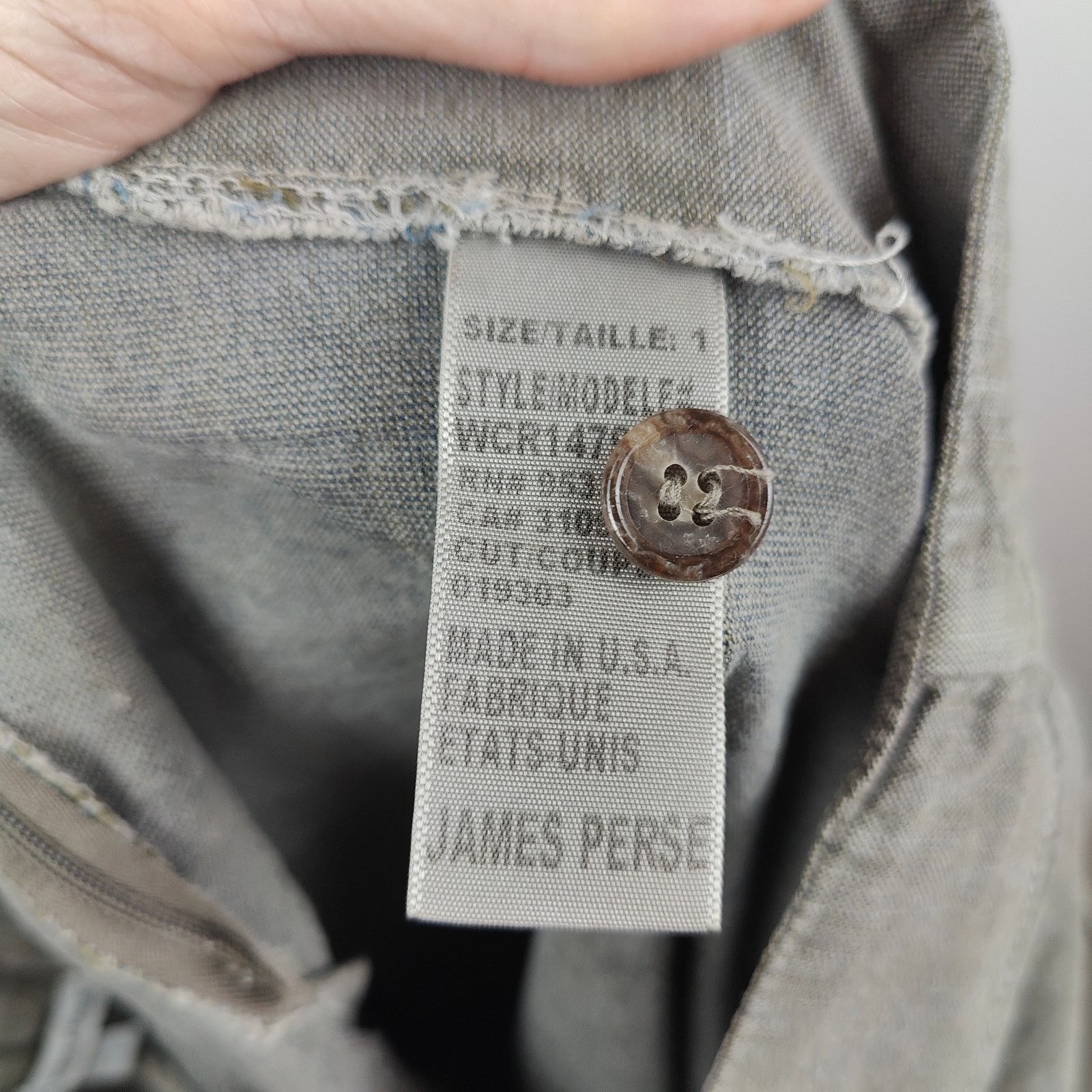 James Perse Standard James Perse Cotton Linen Pants Womens Small 1 Size 28" / US 6 / IT 42 - 9 Thumbnail