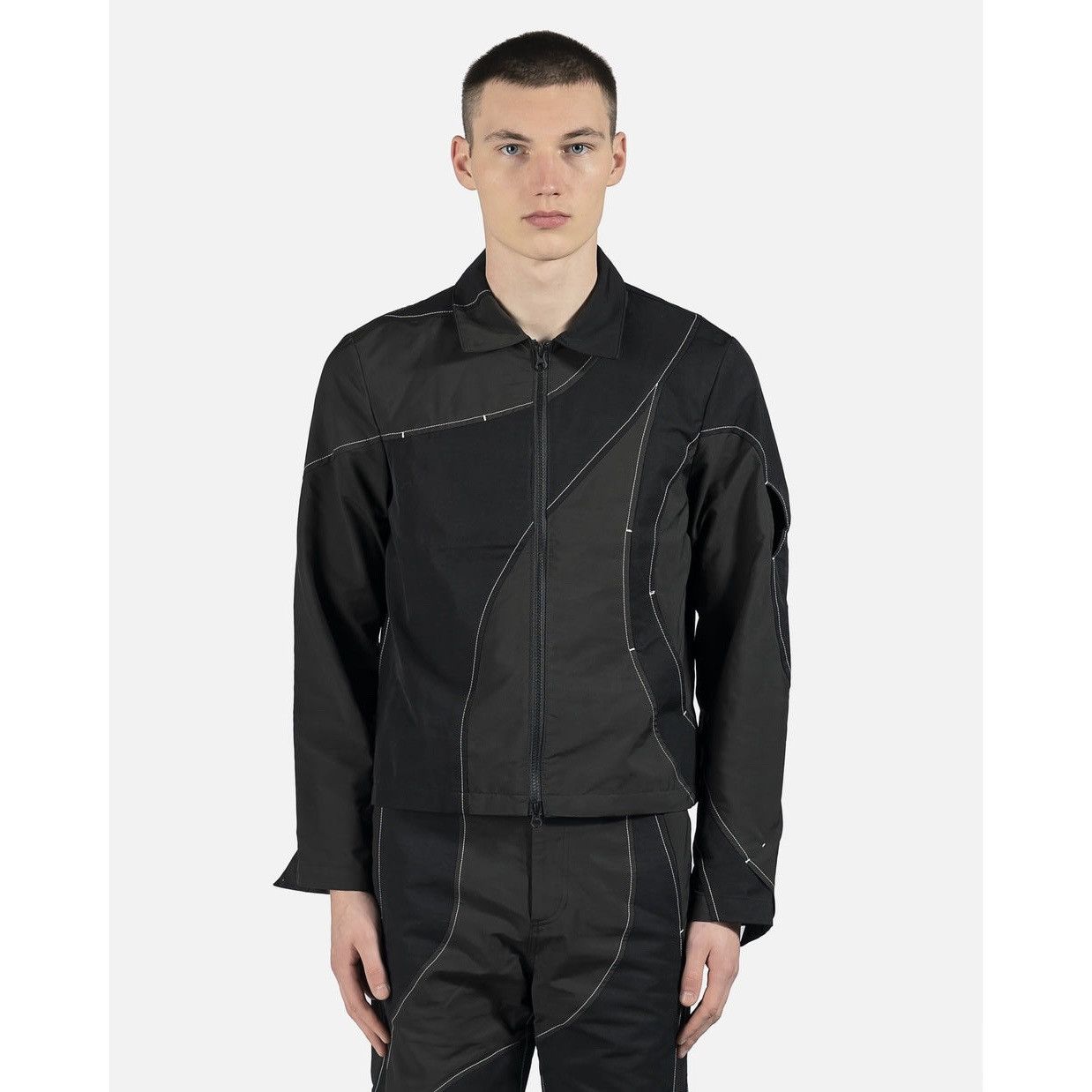 POST ARCHIVE FACTION (PAF) 4.0+ Jacket Center zip drizzler contrast stitch technical Size US M / EU 48-50 / 2 - 15 Thumbnail