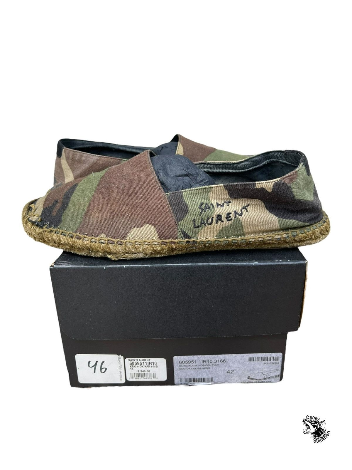 Saint Laurent Paris Saint Laurent camo loafers Size US 9 / EU 42 - 1 Thumbnail