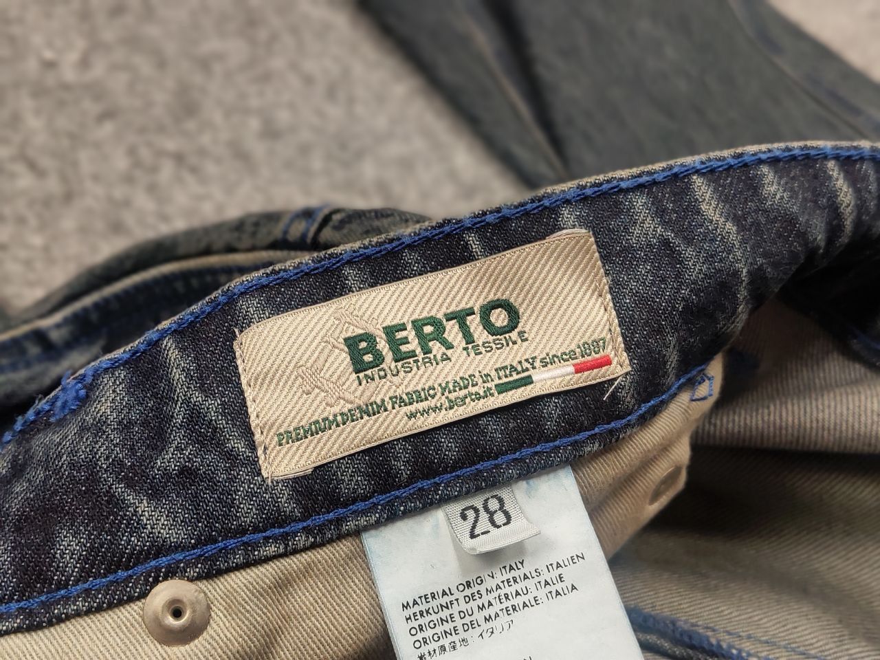 Vintage Abri studio Design heart Berto Baggy Faded denim Pants Jeans Size US 30 / EU 46 - 15 Thumbnail
