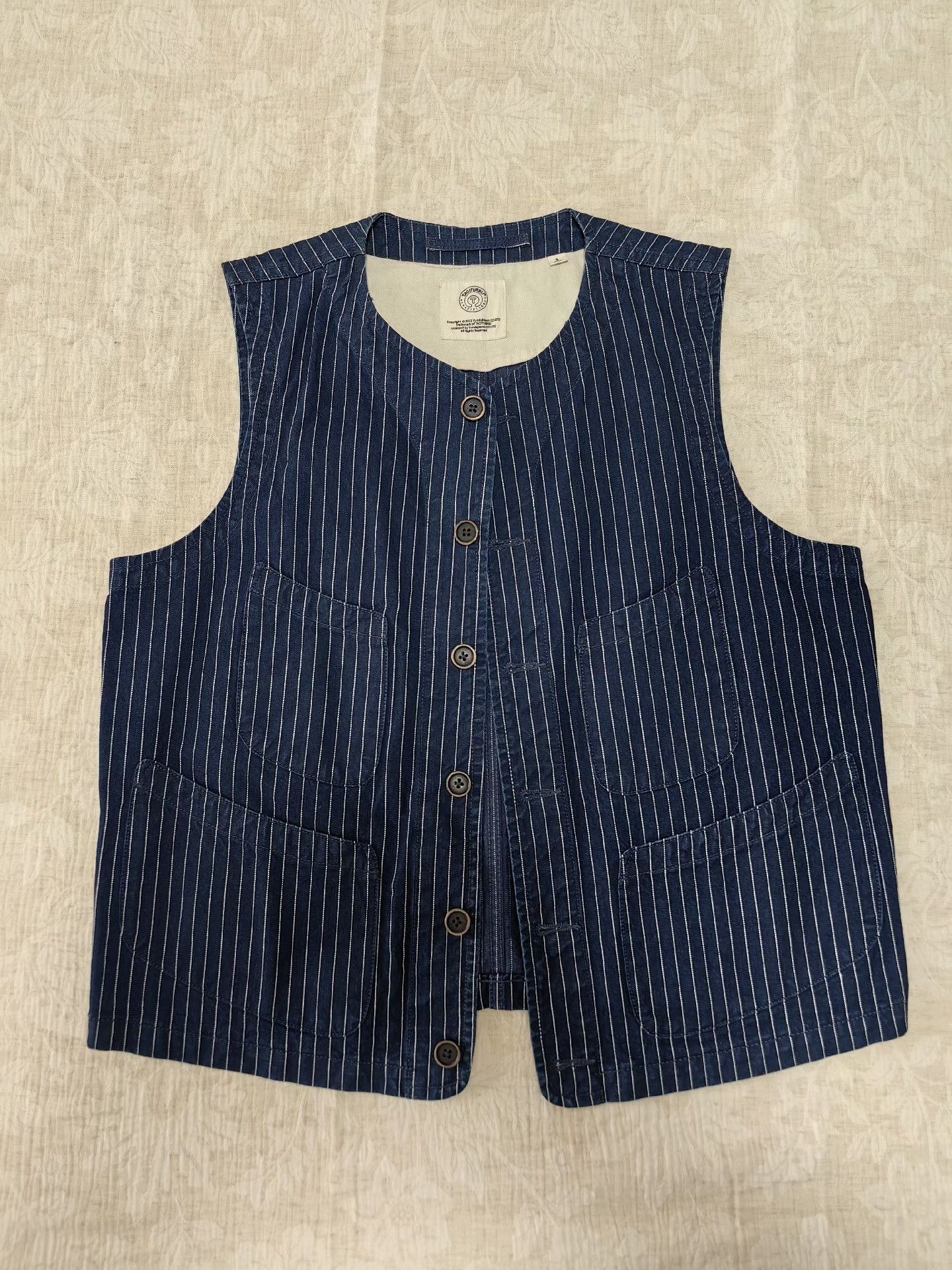 Black Brown 1826 TACITURNLI Brown's Striped Vest Size US L / EU 52-54 / 3 - 1 Thumbnail