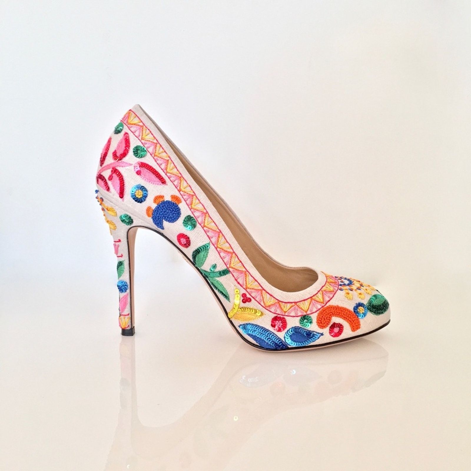 Charlotte Olympia Archival Charlotte Olympia Celebration Jennifer Embellished Size US 8 / IT 38 - 1 Thumbnail