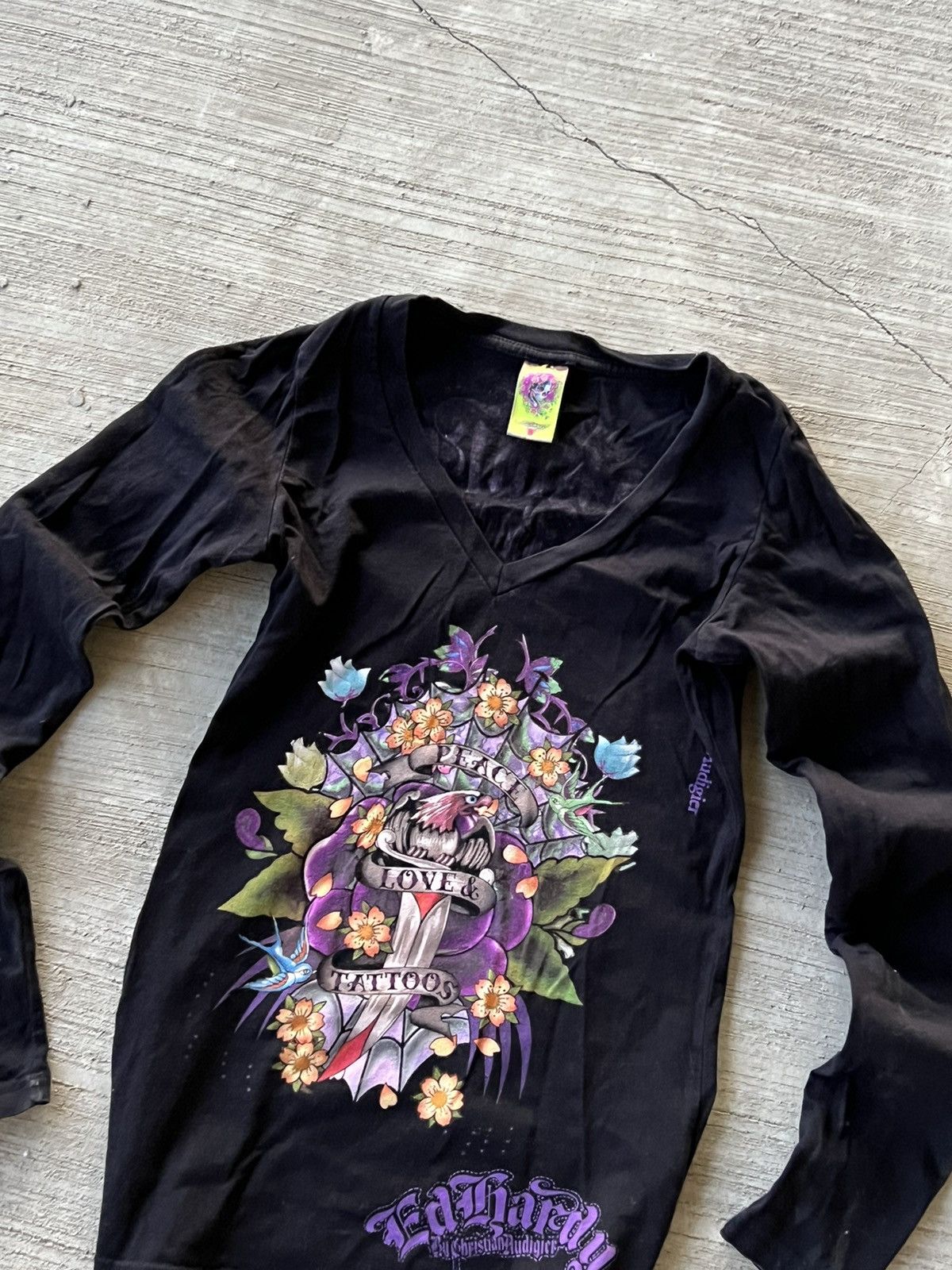 Ed Hardy Ed Hardy Christian Audigier vintage Sweatshirt Longsleeve Size S / US 4 / IT 40 - 2 Thumbnail