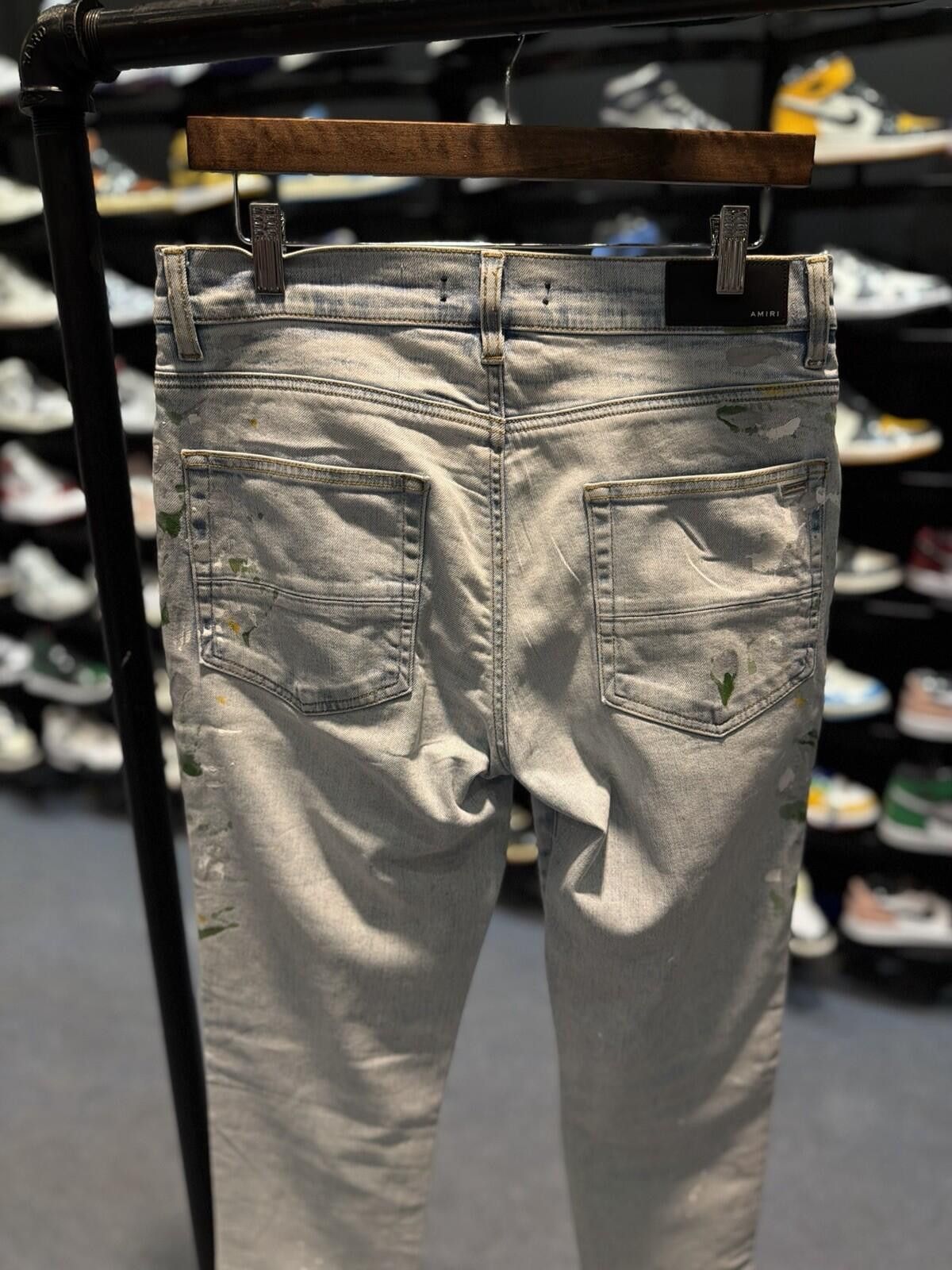Amiri Size 32 - Amiri Blue Pants Paint Bandanna Jeans Size US 32 / EU 48 - 10 Thumbnail
