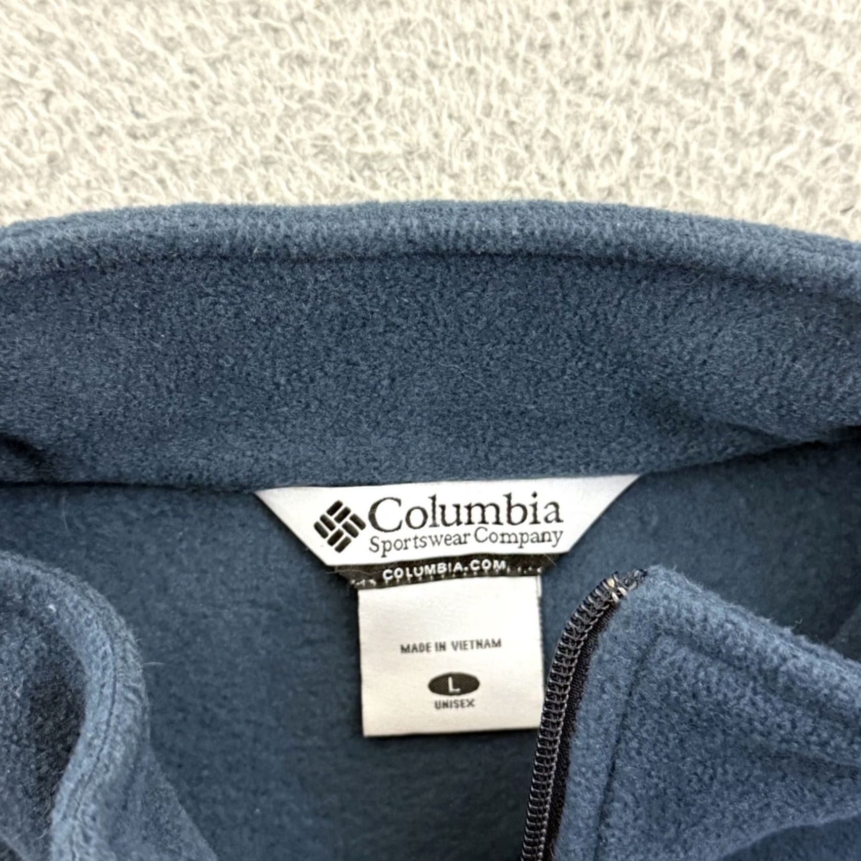 Eddie Bauer Eddie Bauer Sweater Mens Large Blue 1/4 Zip Fleece Pullover Long Sleeve Shirt Knit Mock Neck Casual Business Formal Travel Outdoor Pattern Solid Size US L / EU 52-54 / 3 - 6 Thumbnail