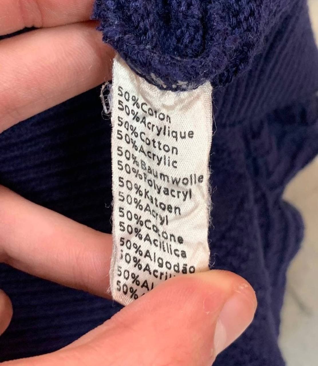 Lacoste 90's Rare Vintage Lacoste Sweater Crewneck Knitwear Size US L / EU 52-54 / 3 - 7 Thumbnail