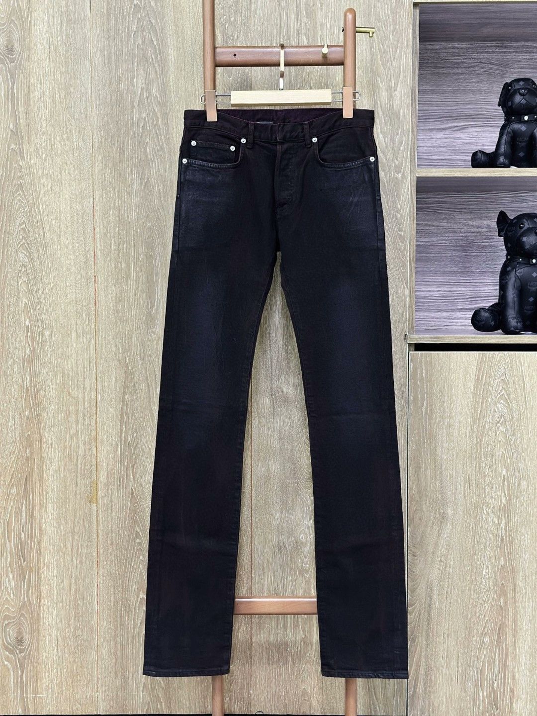 Dior DIOR Burgundy Casual Jeans Size US 29 - 1 Thumbnail