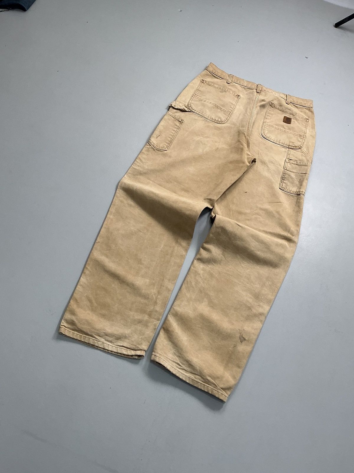 Carhartt Vintage Carhartt B11 BRN carpenter workwear denim Size US 38 / EU 54 - 9 Thumbnail