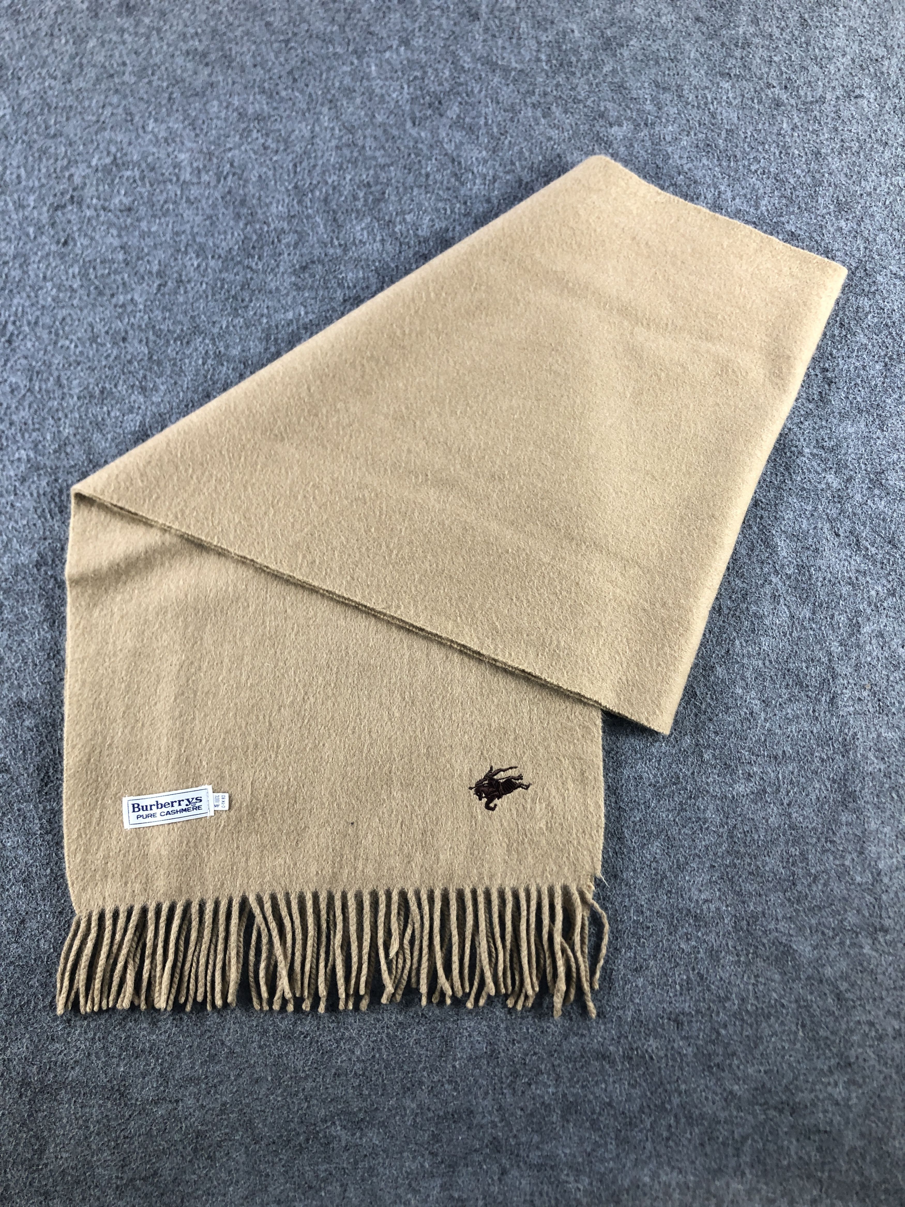 Burberry Burberry Pure Cashmere Scarf / Muffler / Neckwear P711 Size ONE SIZE - 6 Thumbnail
