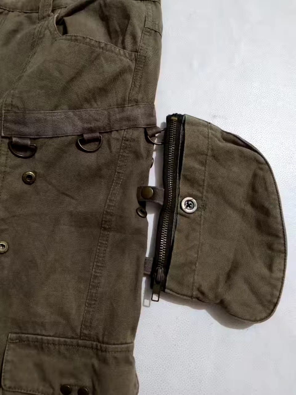 Japanese Brand Rare!! Fuga Cargo Pant Multi Pocket Dirty Detachable pocket Size US 28 / EU 44 - 11 Thumbnail