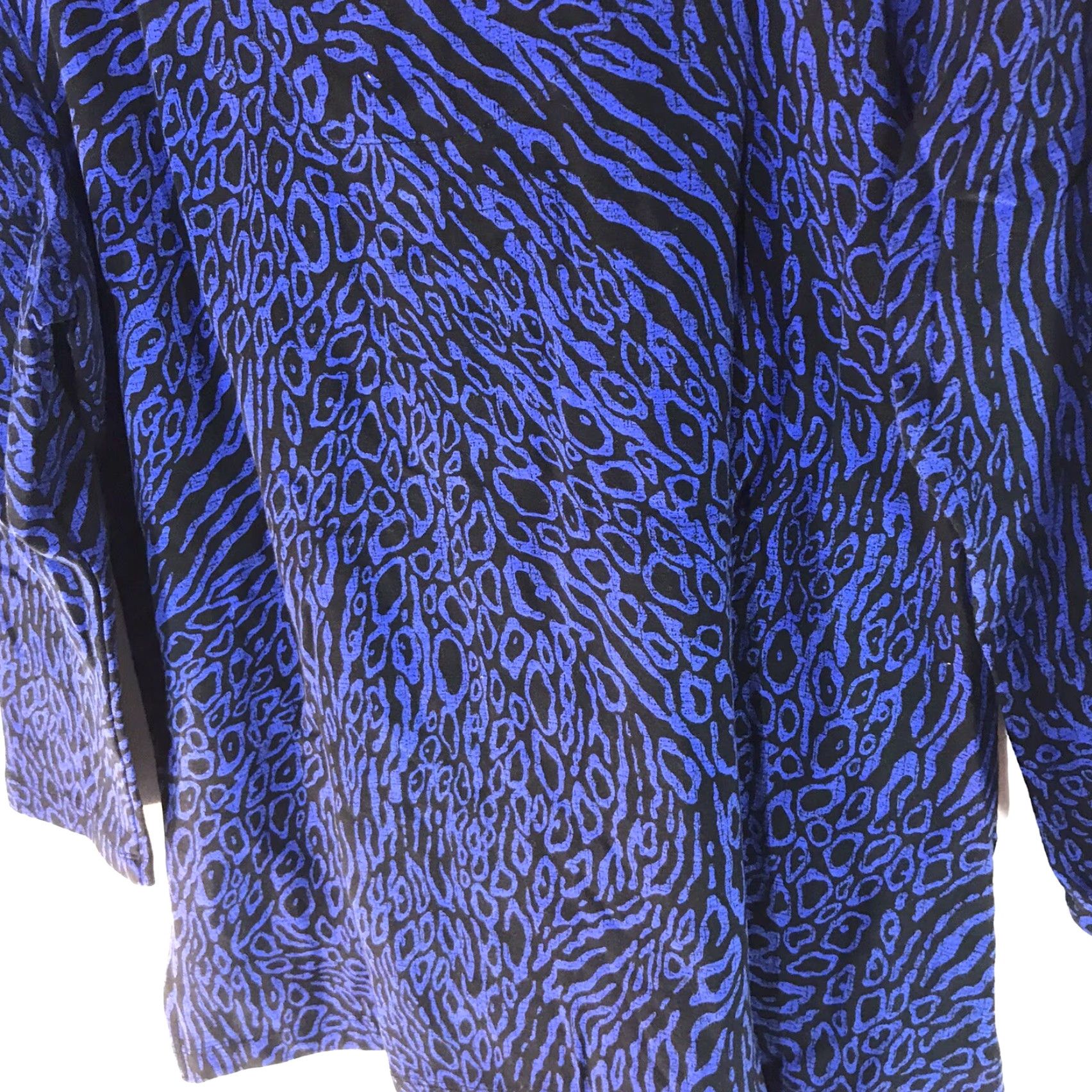 Vintage VINTAGE Ruby Rd Beaded Geometric Knit Blouse Women's Size M Blue/Black Casual Sleeve Size M / US 6-8 / IT 42-44 - 7 Thumbnail