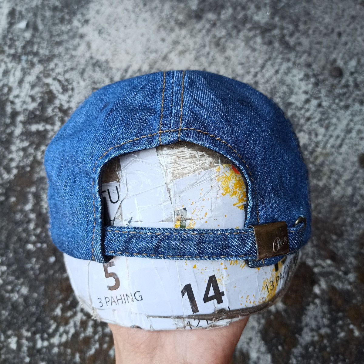Birkenstock × Japanese Brand Sick initial B distressed hat Size ONE SIZE - 5 Thumbnail