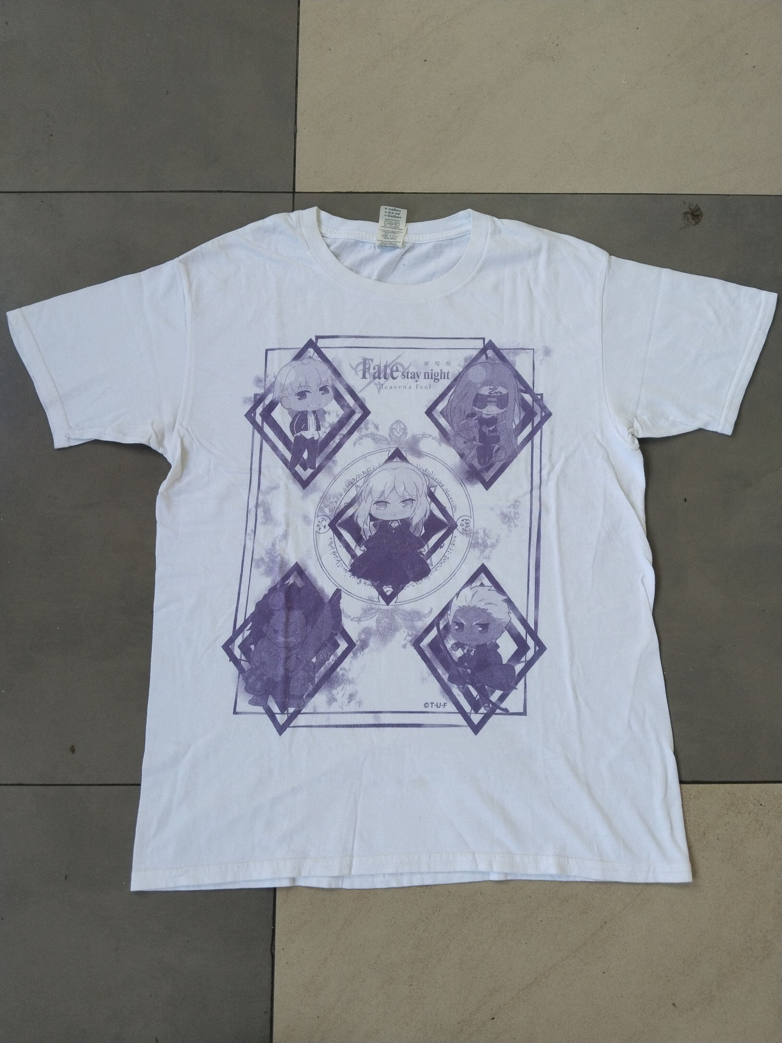 Anime Official Fate Stay Night Heaven Feels Rare Promo Anime tee Size US M / EU 48-50 / 2 - 1 Thumbnail
