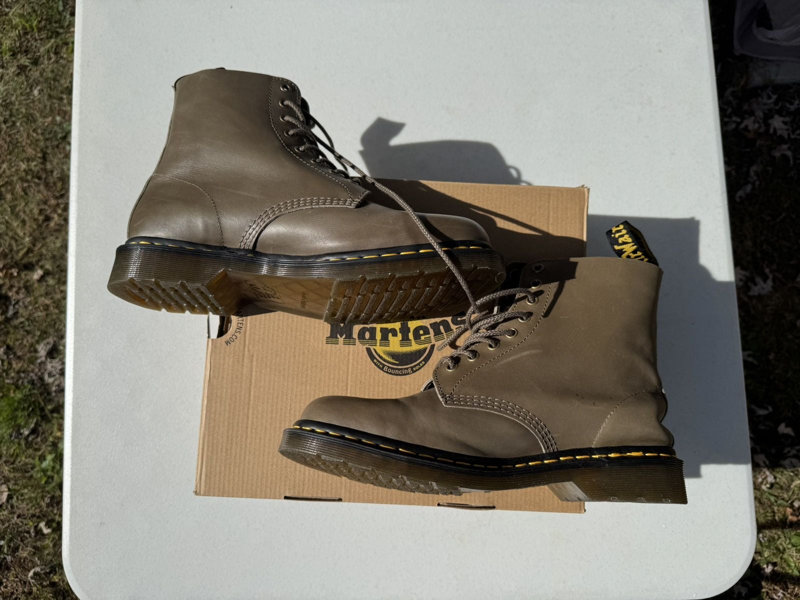 Dr. Martens Olive Doc Marten’s 1460 Pascal Boot Size US 10 / EU 43 - 2 Thumbnail