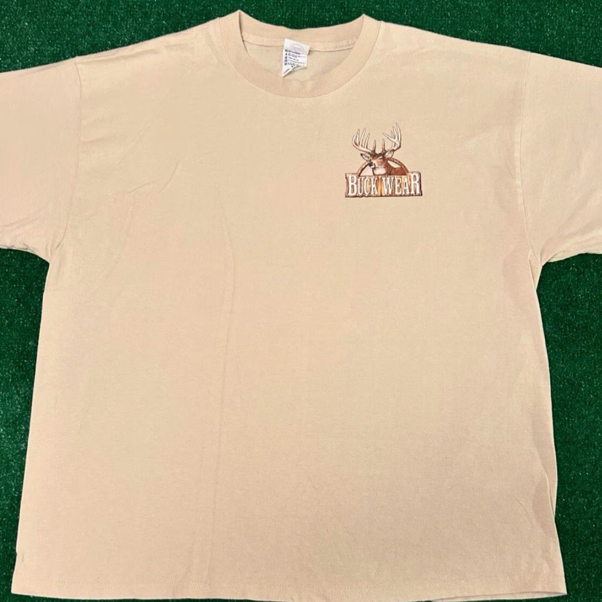 Hunter VINTAGE Buck Wear Hunter Thanks Giving Humor 2003 Hunting VTG Shirt Mens XL Beige Short Sleeve T-Shirt 90s Outdoor Funny Men Size US XL / EU 56 / 4 - 3 Thumbnail