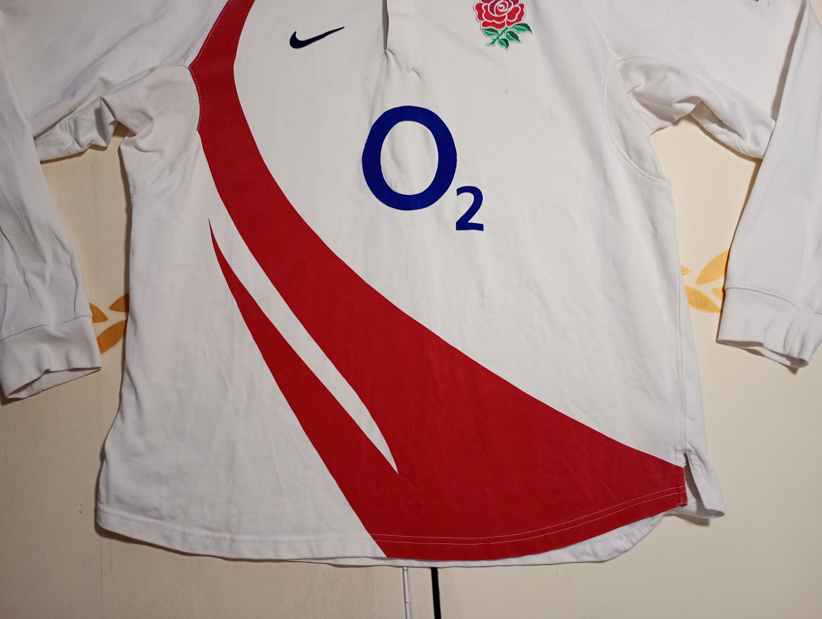 Nike Nike England Team Rugby Shirt Y2K 2003-2004 Size US XXL / EU 58 / 5 - 3 Thumbnail