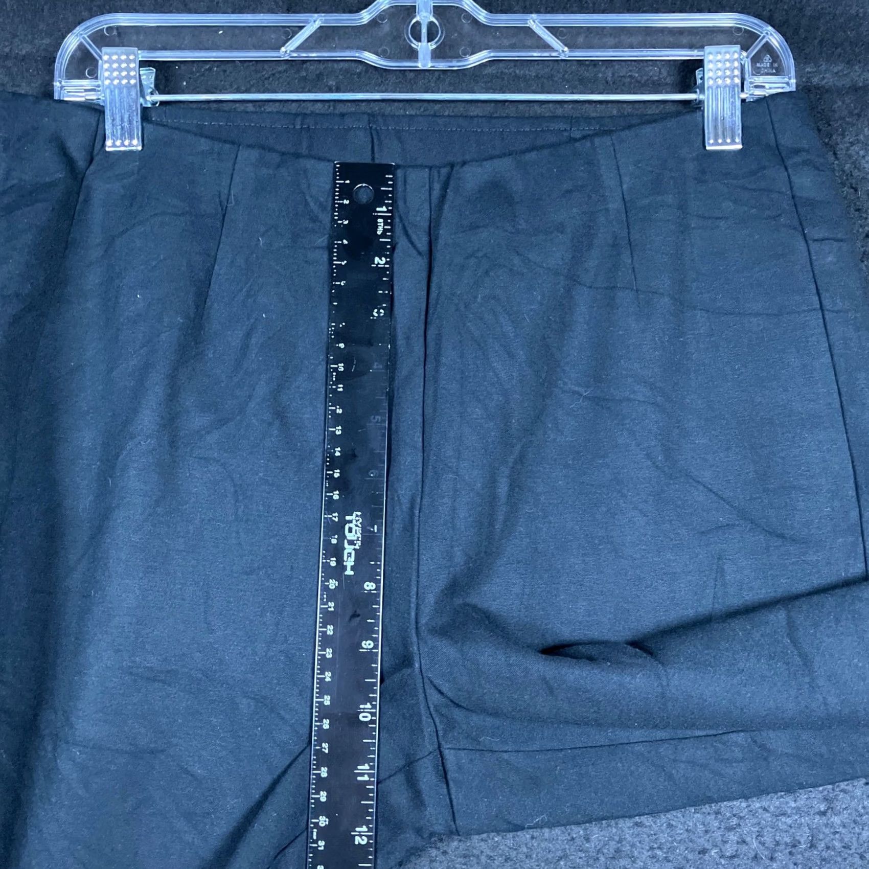 J. Jill J Jill Womens Pants Black Pull On High Rise Ponte Slim Leg Stretch Medium Pants Size 24" / US 00 / IT 34 - 7 Thumbnail