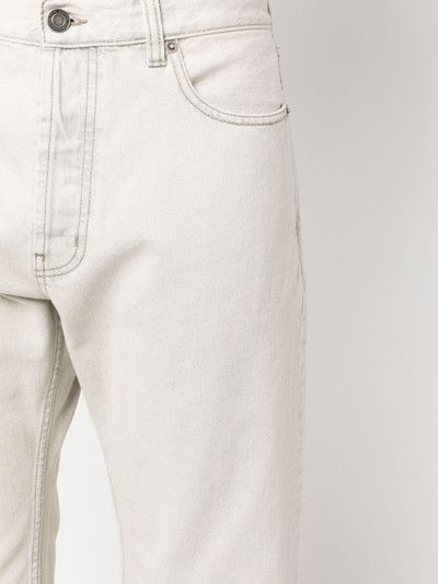 o1s1wg110724 Relaxed Fit Denim Shorts in White