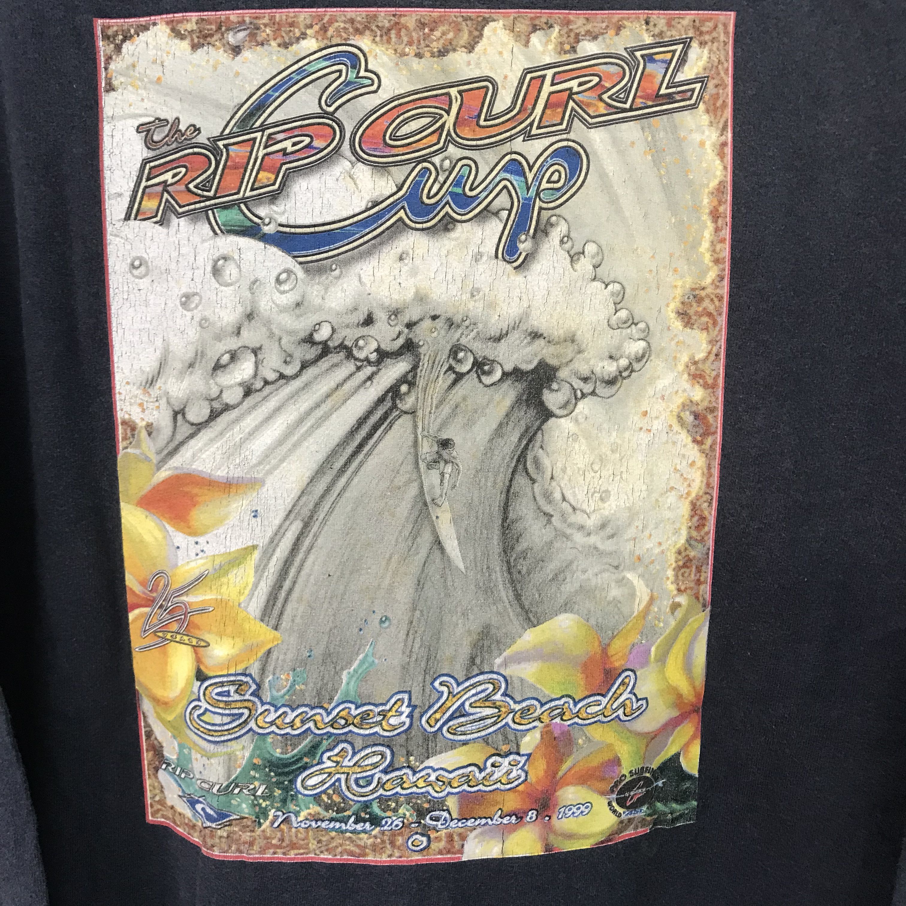 Vintage Vintage Rip Curl Faded Blue Tshirt - 156 Size US M / EU 48-50 / 2 - 8 Thumbnail
