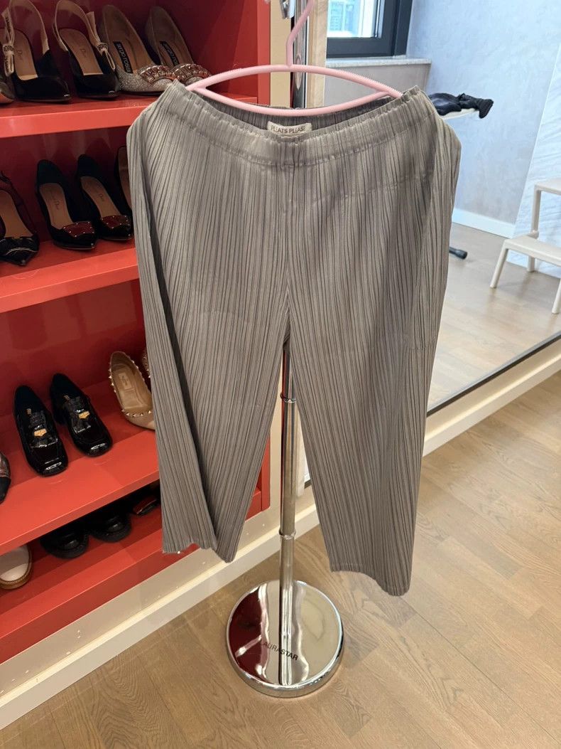 Issey Miyake issey miyake size:3 Grey wide-leg pants 2505-Nextarrow Size 42" / US 20 - 3 Thumbnail