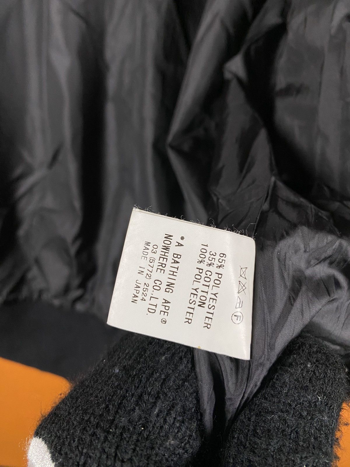 Bape BAPE A Bathing Ape Bomber Jacket Black Streetwear Japan Size US L / EU 52-54 / 3 - 15 Thumbnail