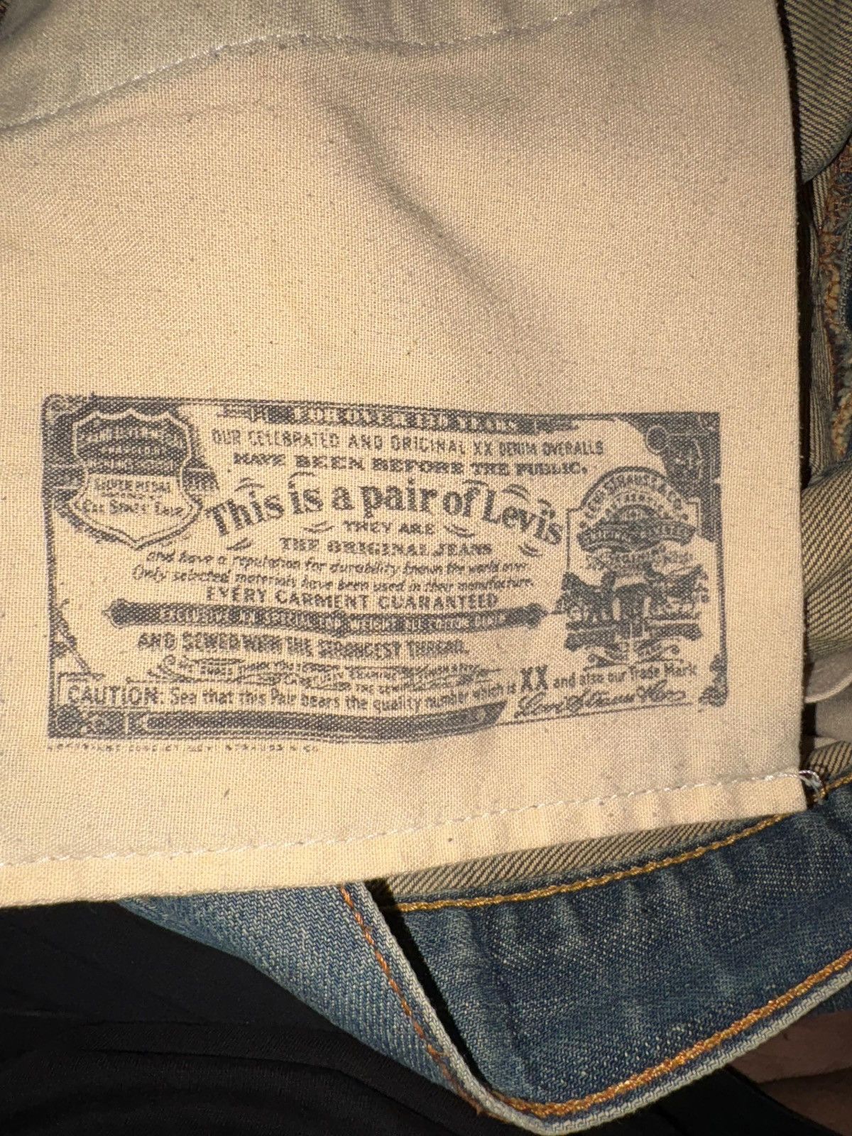 Levi's Vintage Clothing VTG Levi’s 501 ButtonFly Jeans W36L30 Y2K 2005 Madein Mexico Size US 36 / EU 52 - 8 Thumbnail